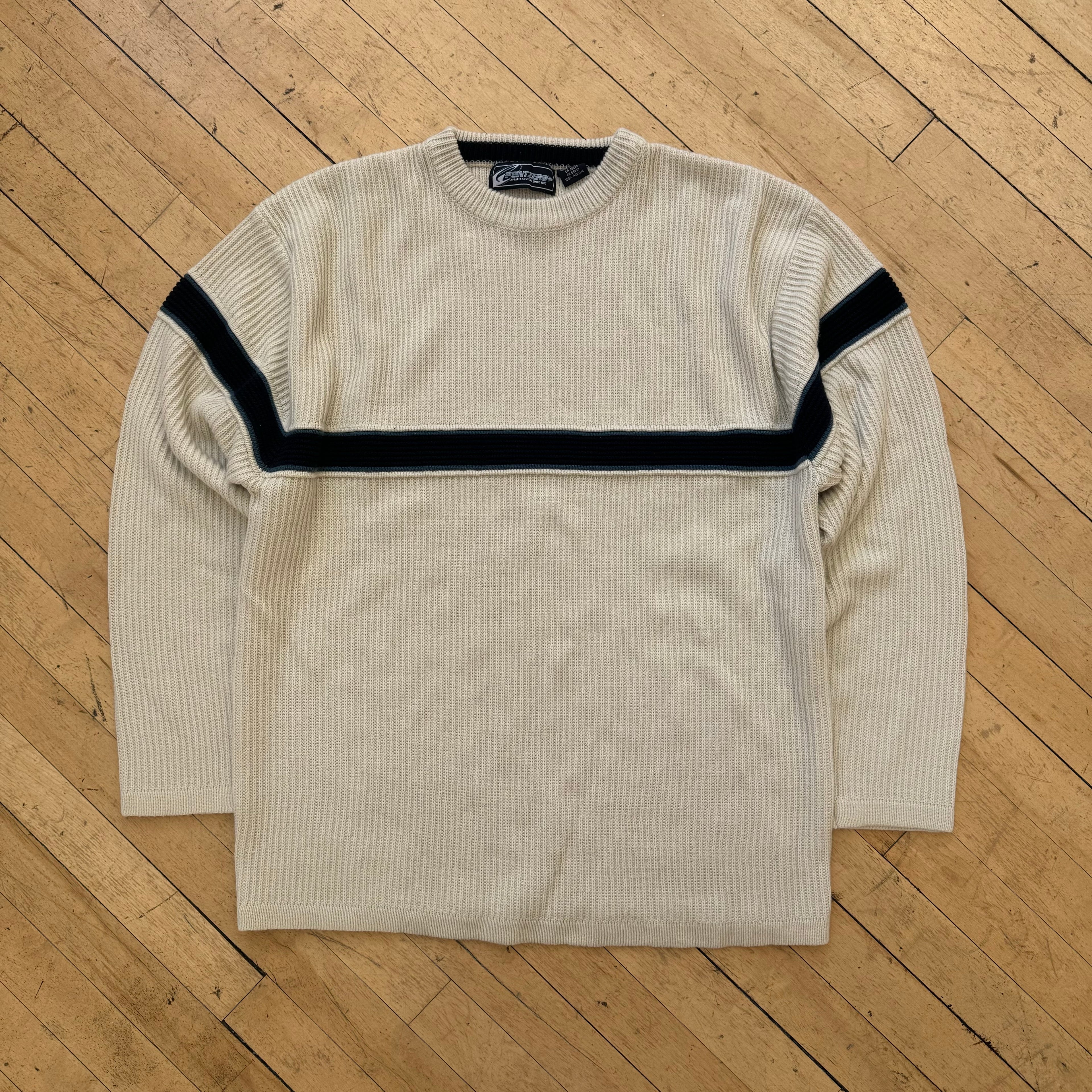 Y2K Point Zero Knit Sweater Sz XL