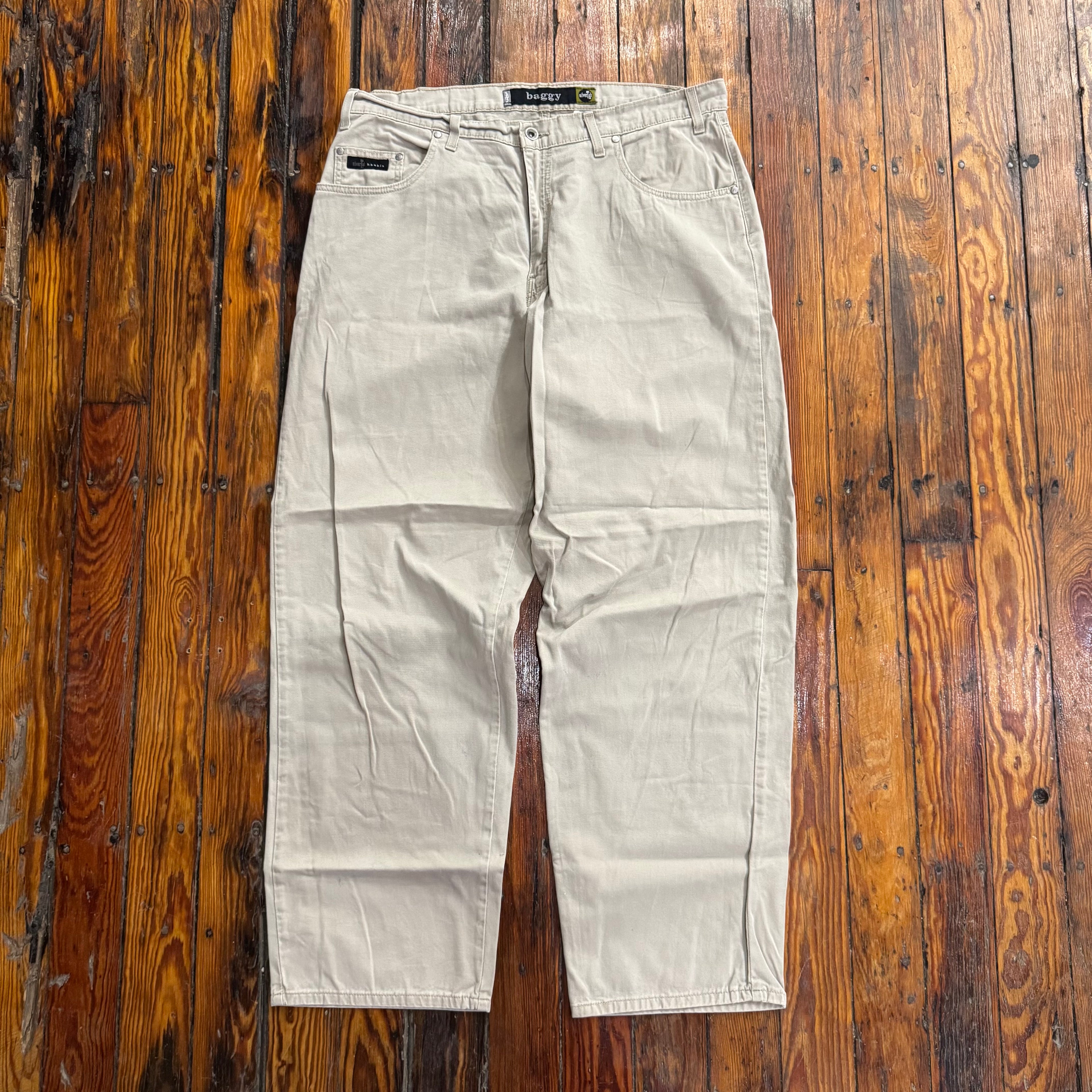 Vintage Silvertab Levi’s Baggy Khaki Pants Sz 38x34