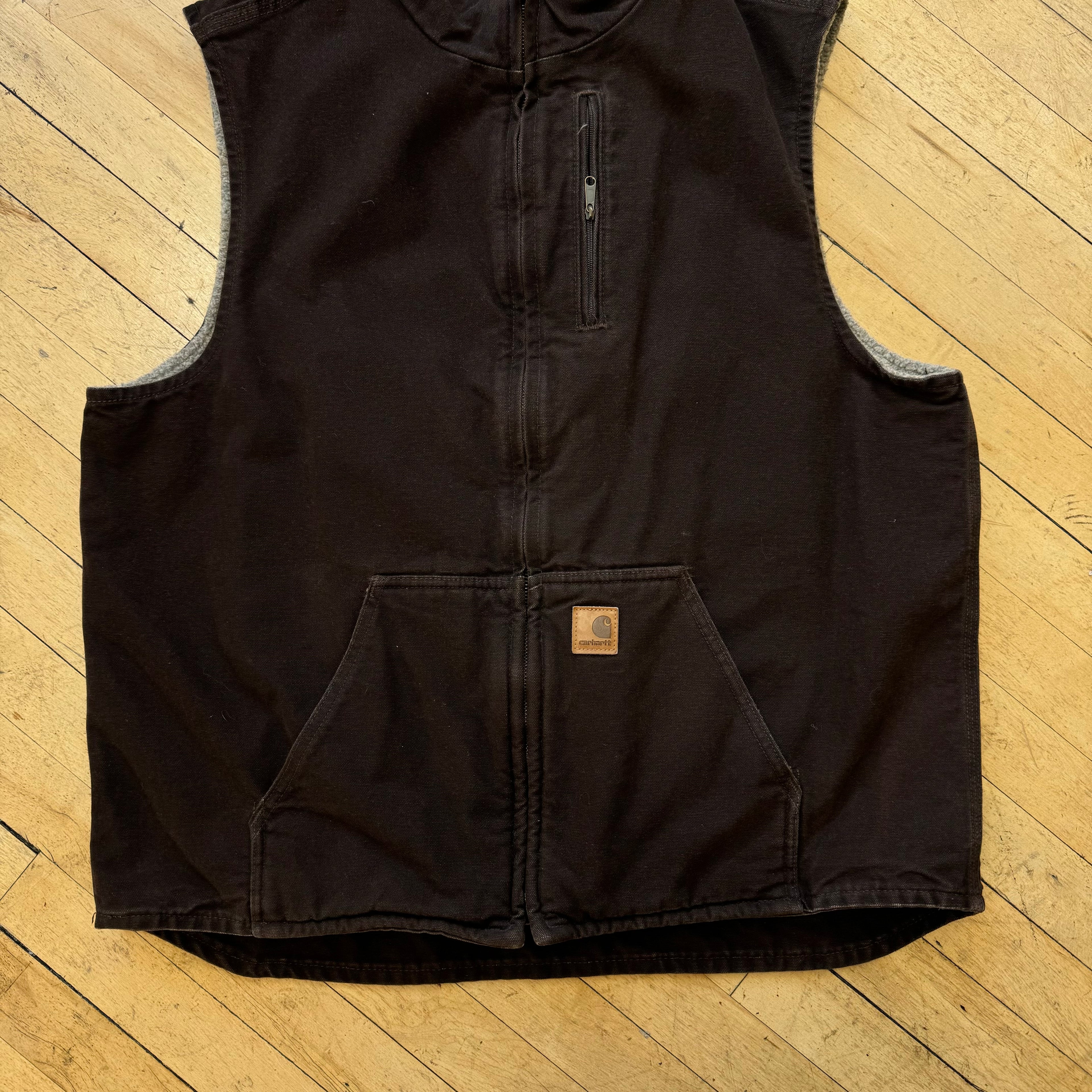 Vintage Brown Carhartt Vest Sz XL