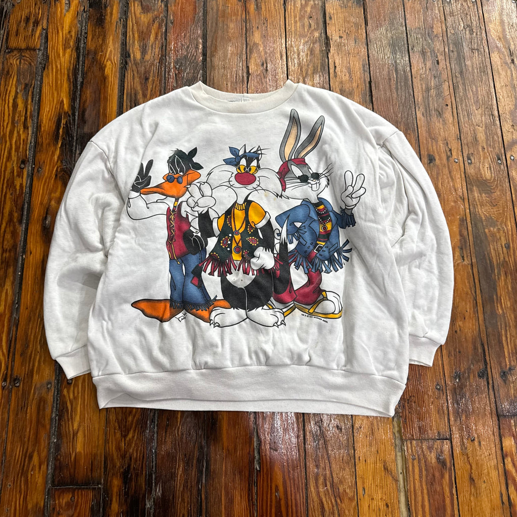 Vintage Looney Tunes Hip-Hop Crewneck Sz L