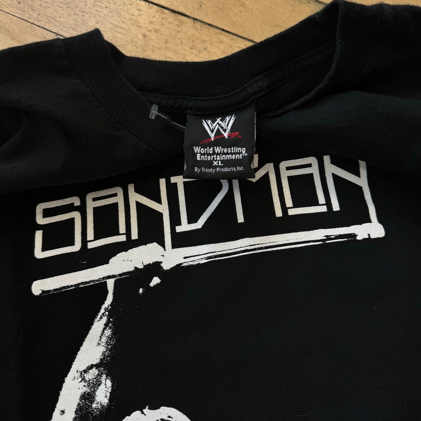 Vintage WWE SandMan T-shirt Sz XL