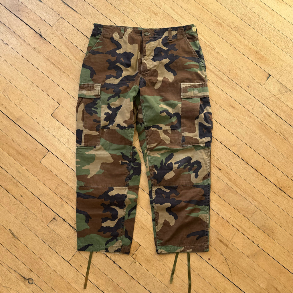 Vintage Army Camo Cargo Pants Sz 30x30