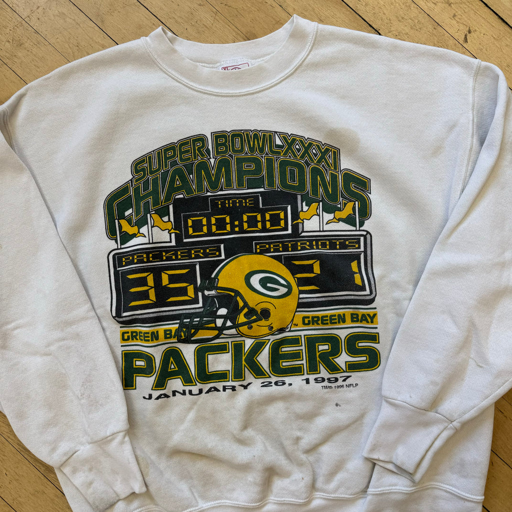 Vintage Green Bay Packers CrewNeck Sz XL