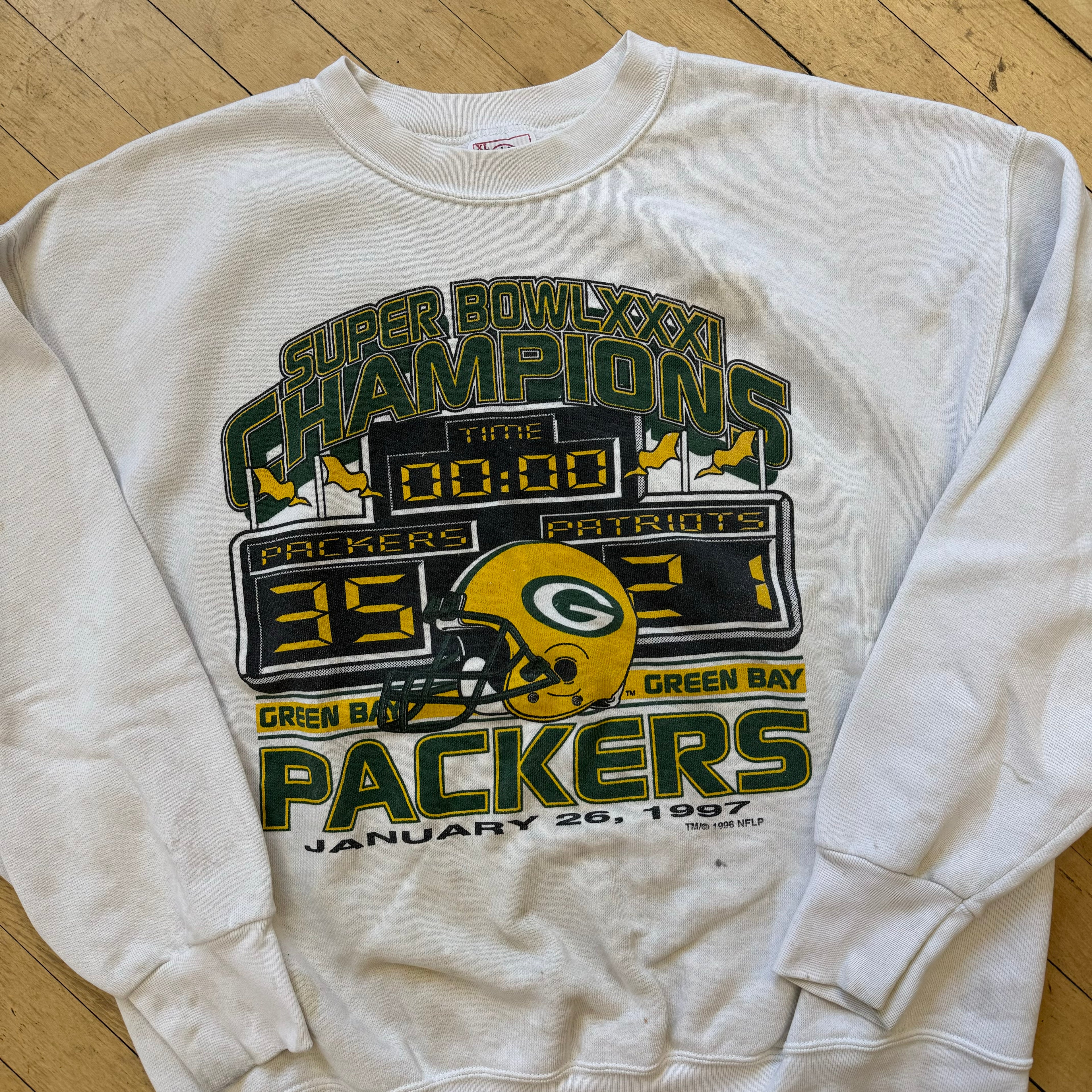 Vintage Green Bay Packers CrewNeck Sz XL