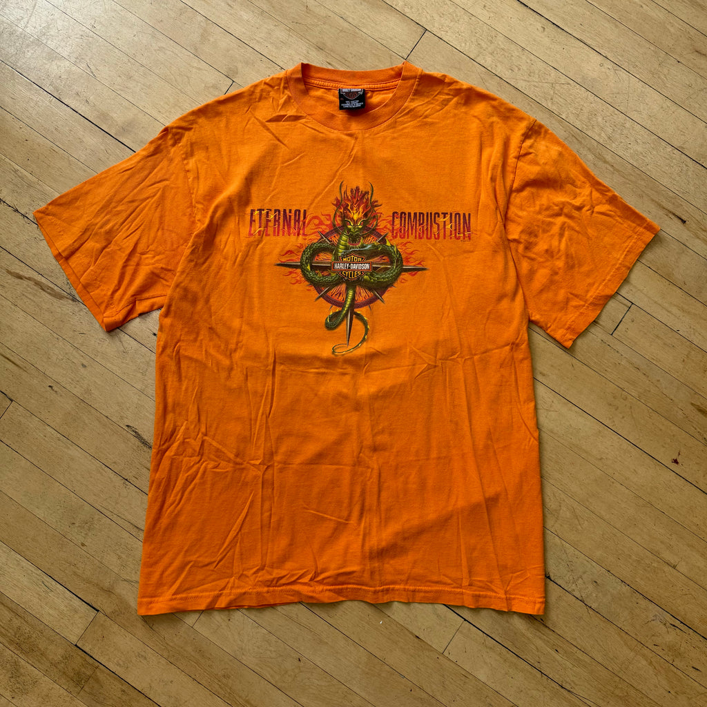 Vintage Dragon Harley Davidson OuterBanks T-shirt Sz XL
