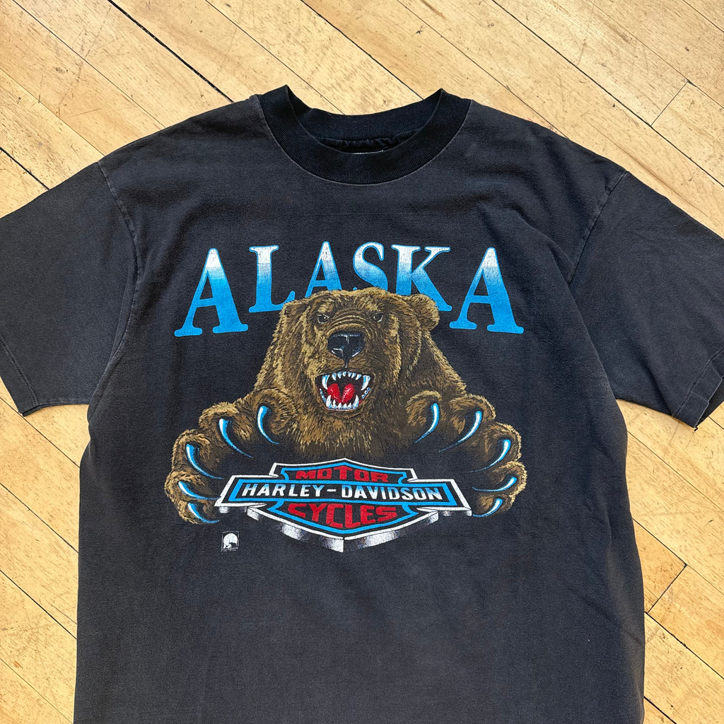 Vintage Harley Davidson Anchorage Alaska T-shirt Sz L