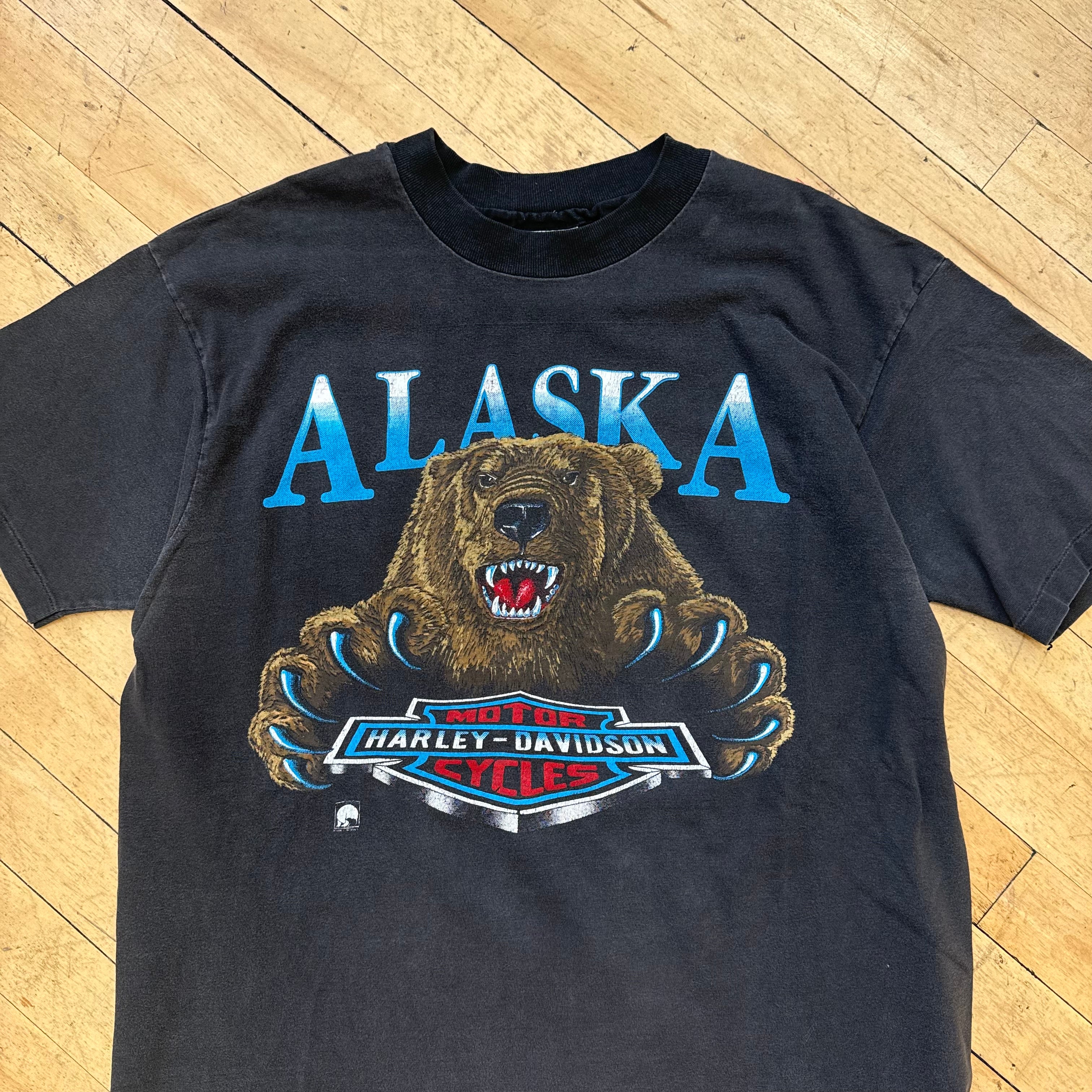 Vintage Harley Davidson Anchorage Alaska T-shirt Sz L