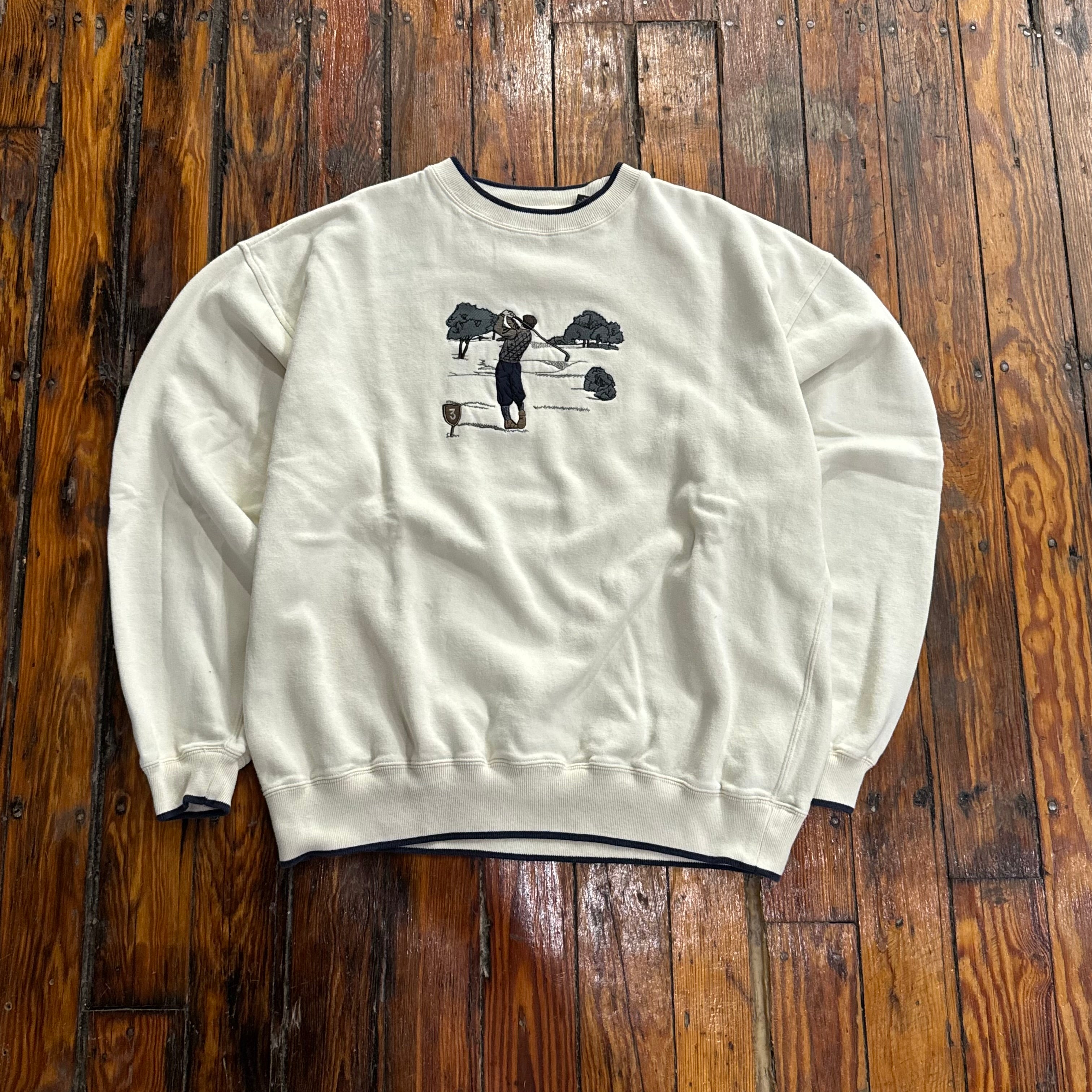Vintage Golf Embroidered Crewneck Sz L