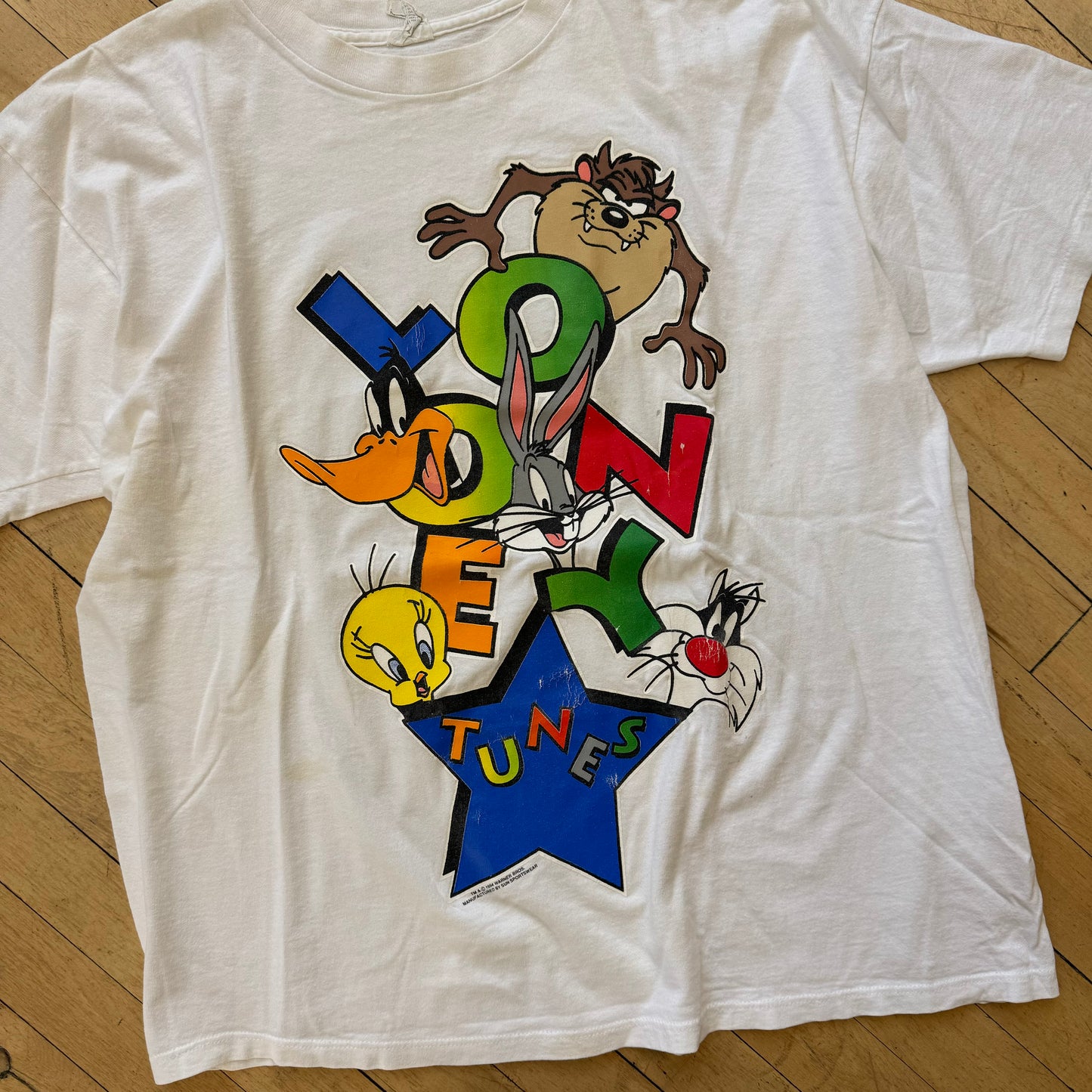 Vintage Looney Tuned Star T-shirt Sz L