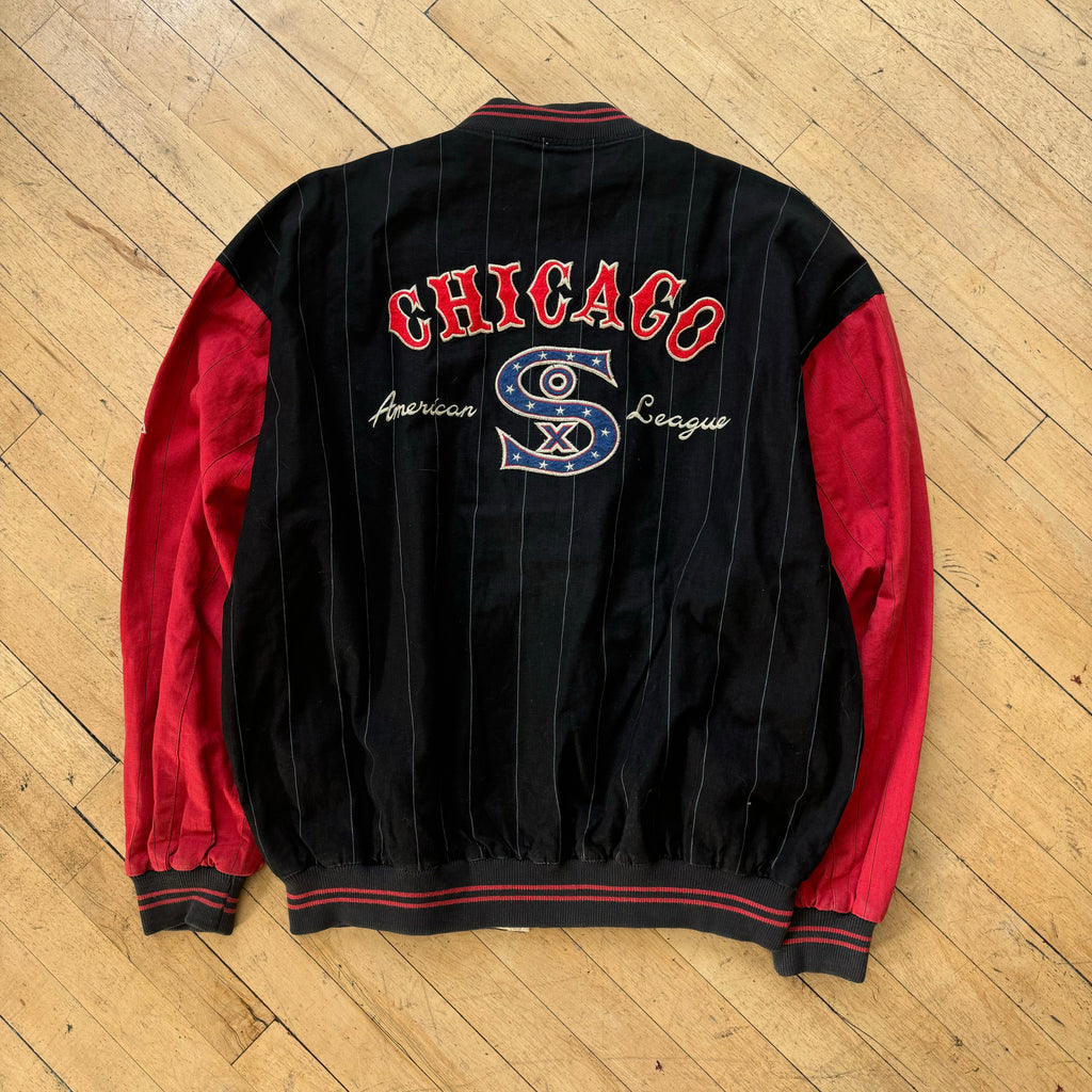 Vintage American League Baseball Chicago Reversible Jacket Sz L
