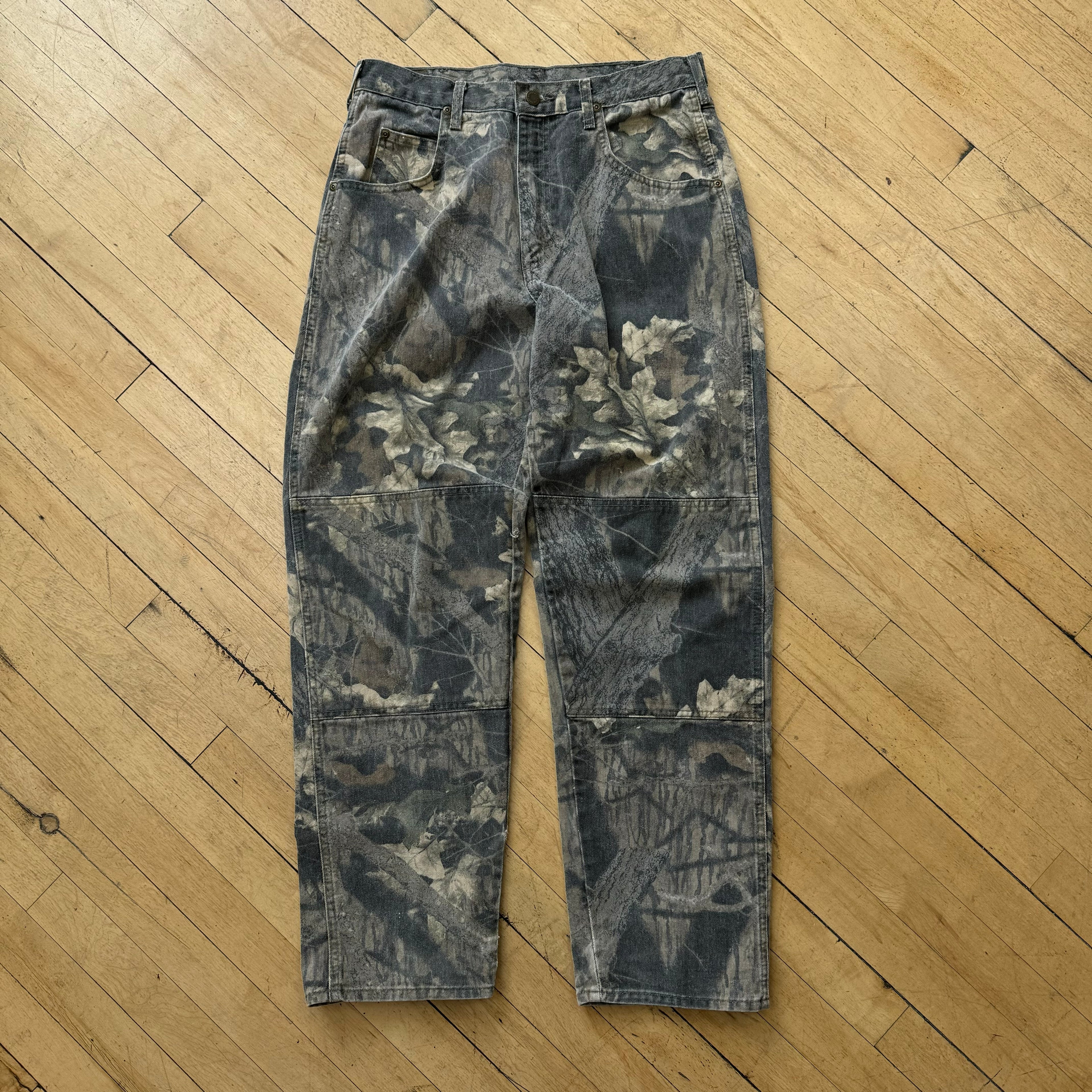 Vintage Wrangler Camo Denim Jeans Sz 32x32