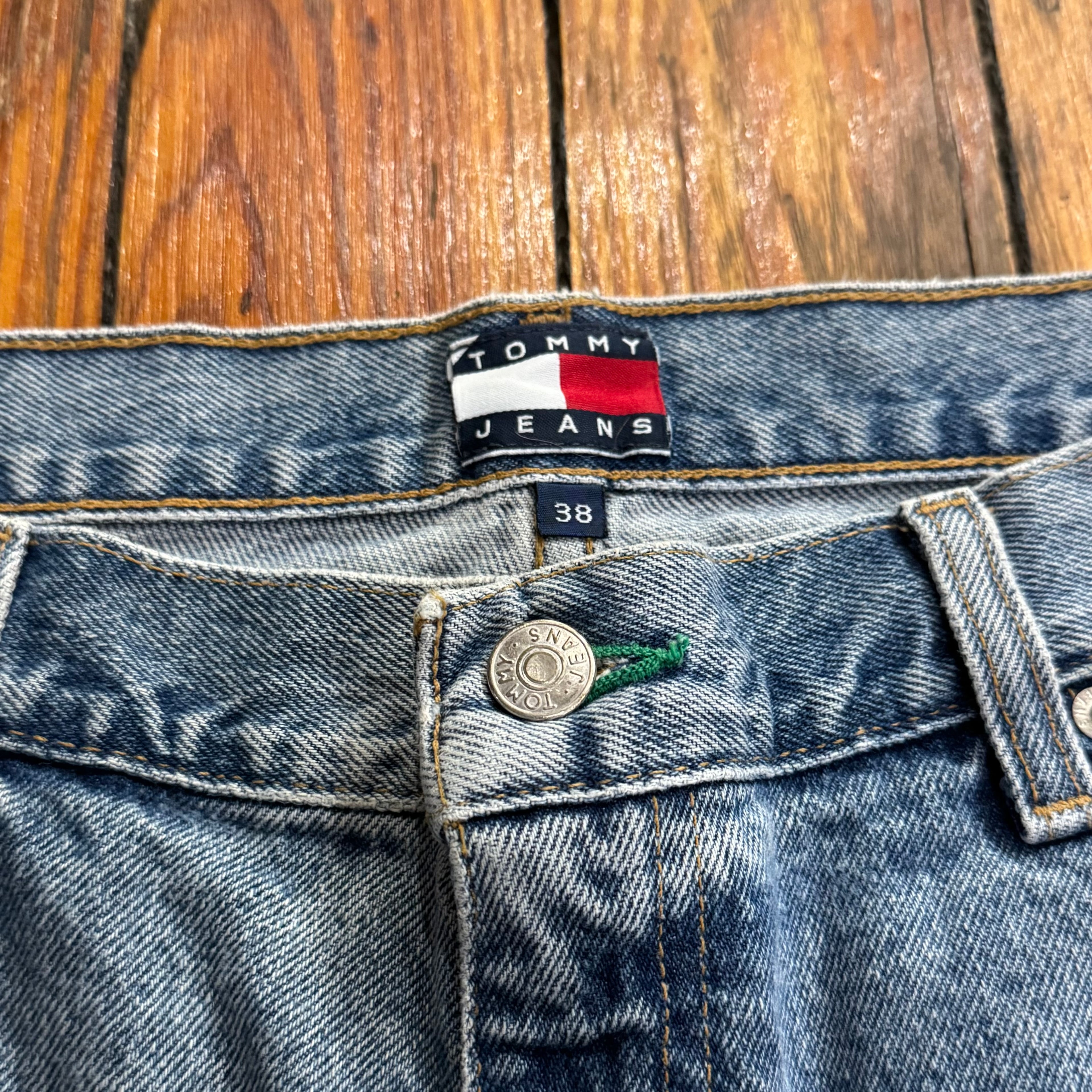Vintage Tommy Hilfiger Denim Jean Shorts Sz 38