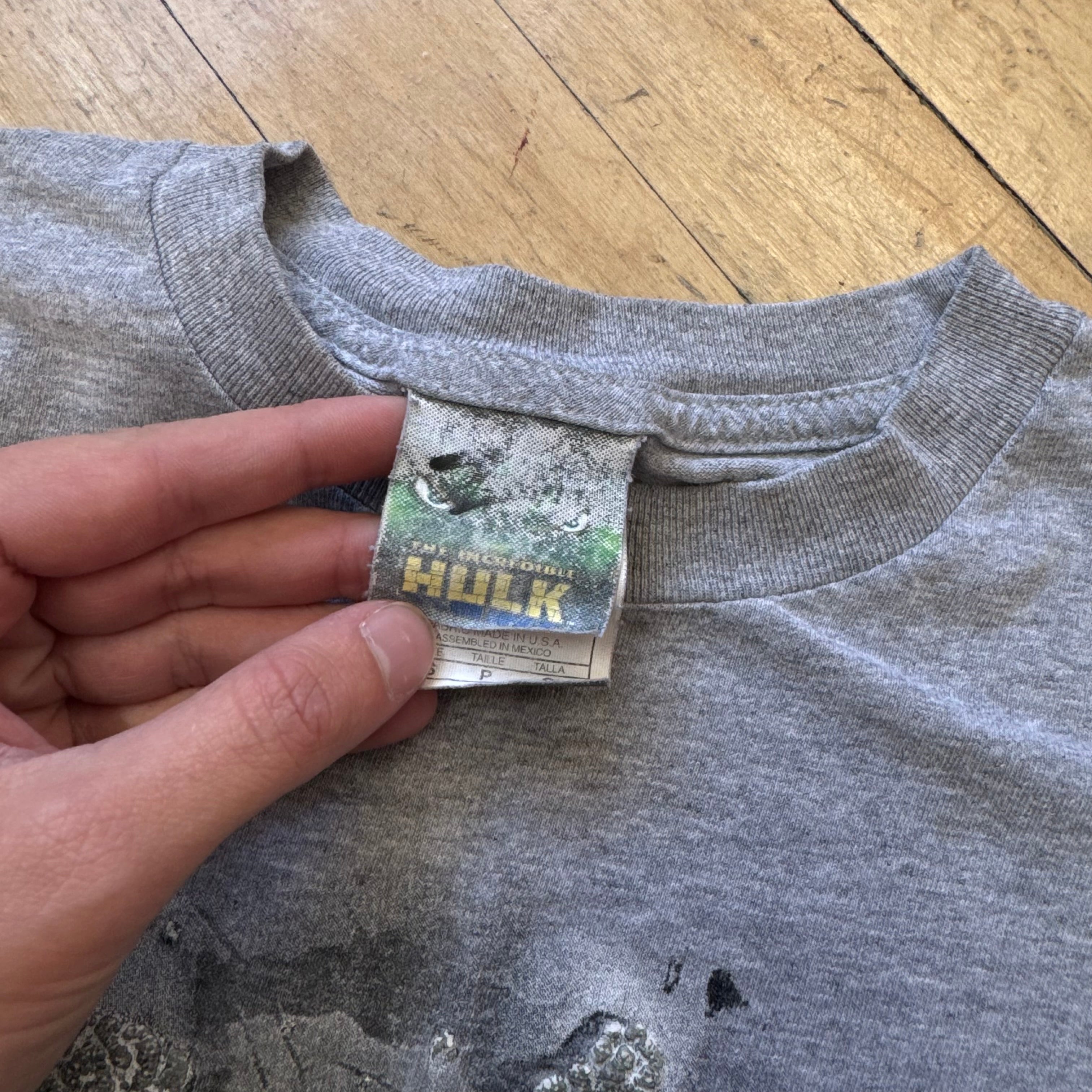 Vintage Hulk T-shirt Sz YTH S