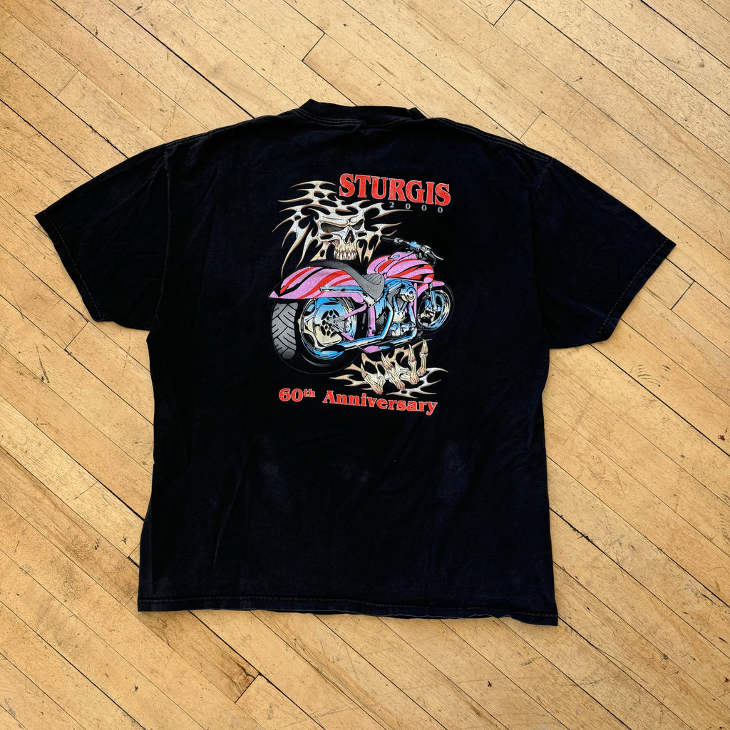 Vintage Sturgis South Dakota 60tg Anniversary T-shirt Sz XXL
