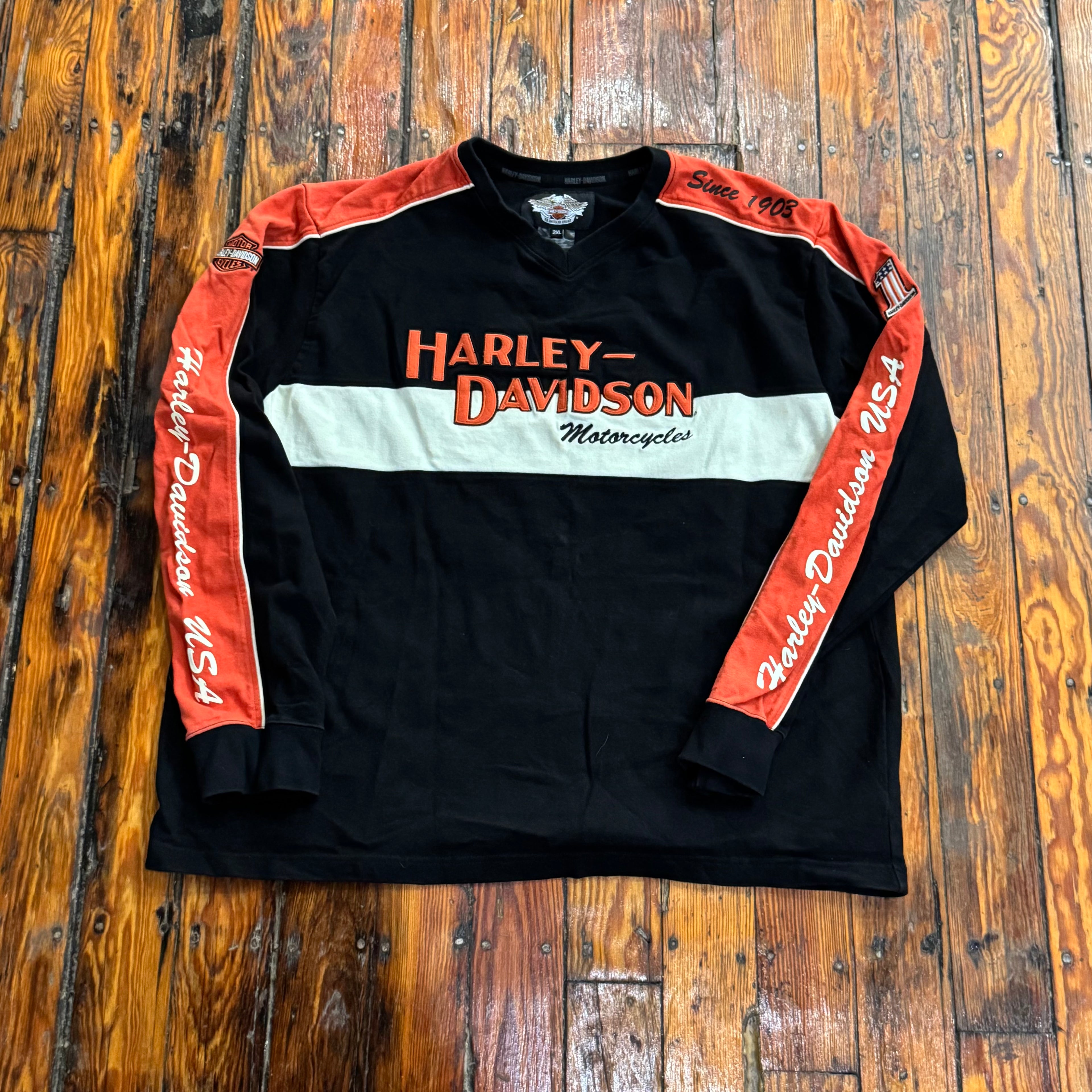 Vintage Harley Davidson Motorcycles Crewneck Sz XXL