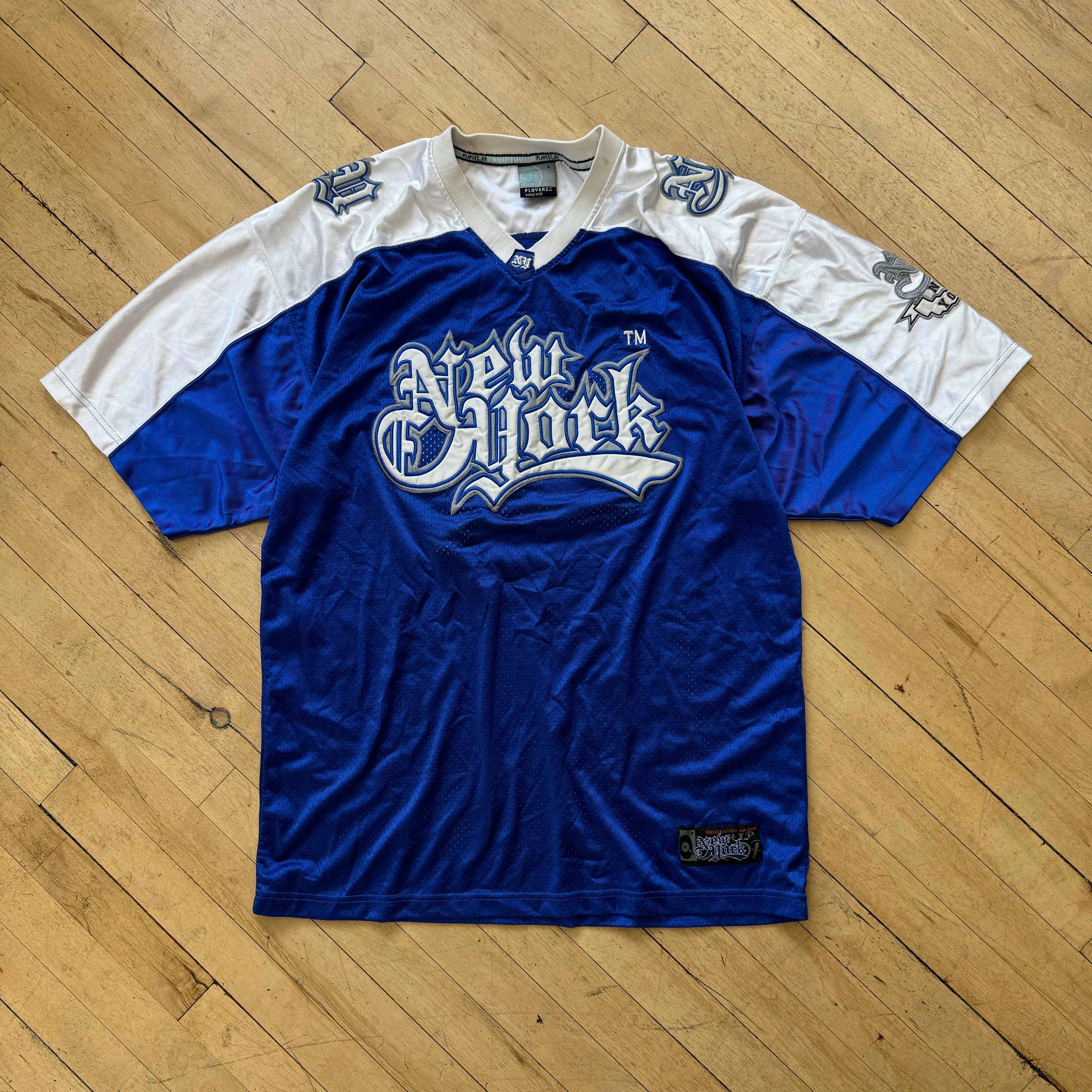 Vintage Player 69 New York Jersey Sz L