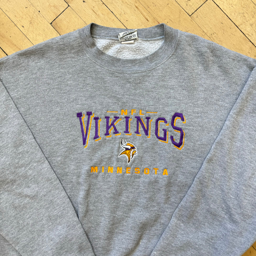 Vintage Nutmeg Minnesota Vikings CrewNeck Sz L