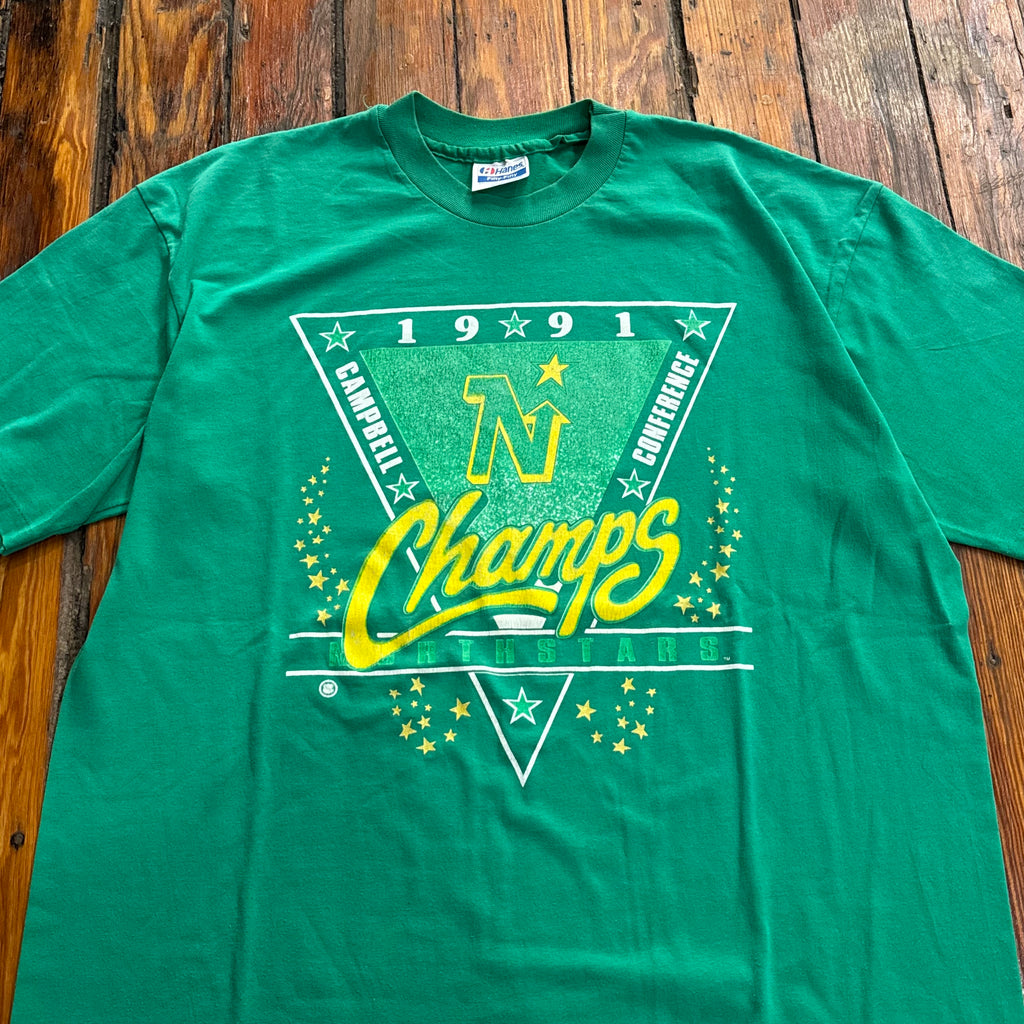 Vintage North Stars Champions T-shirt Sz XL