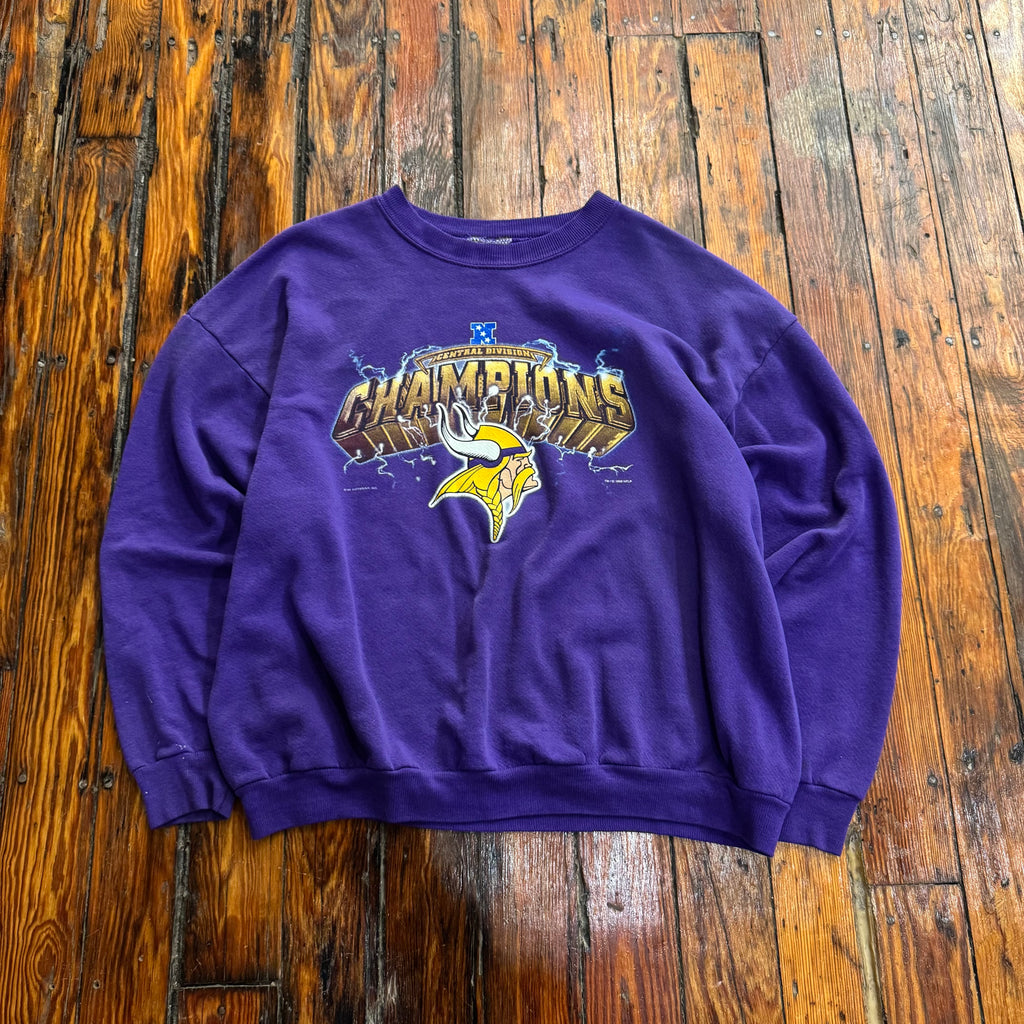 Vintage Minnesota Vikings CrewNeck Sz L