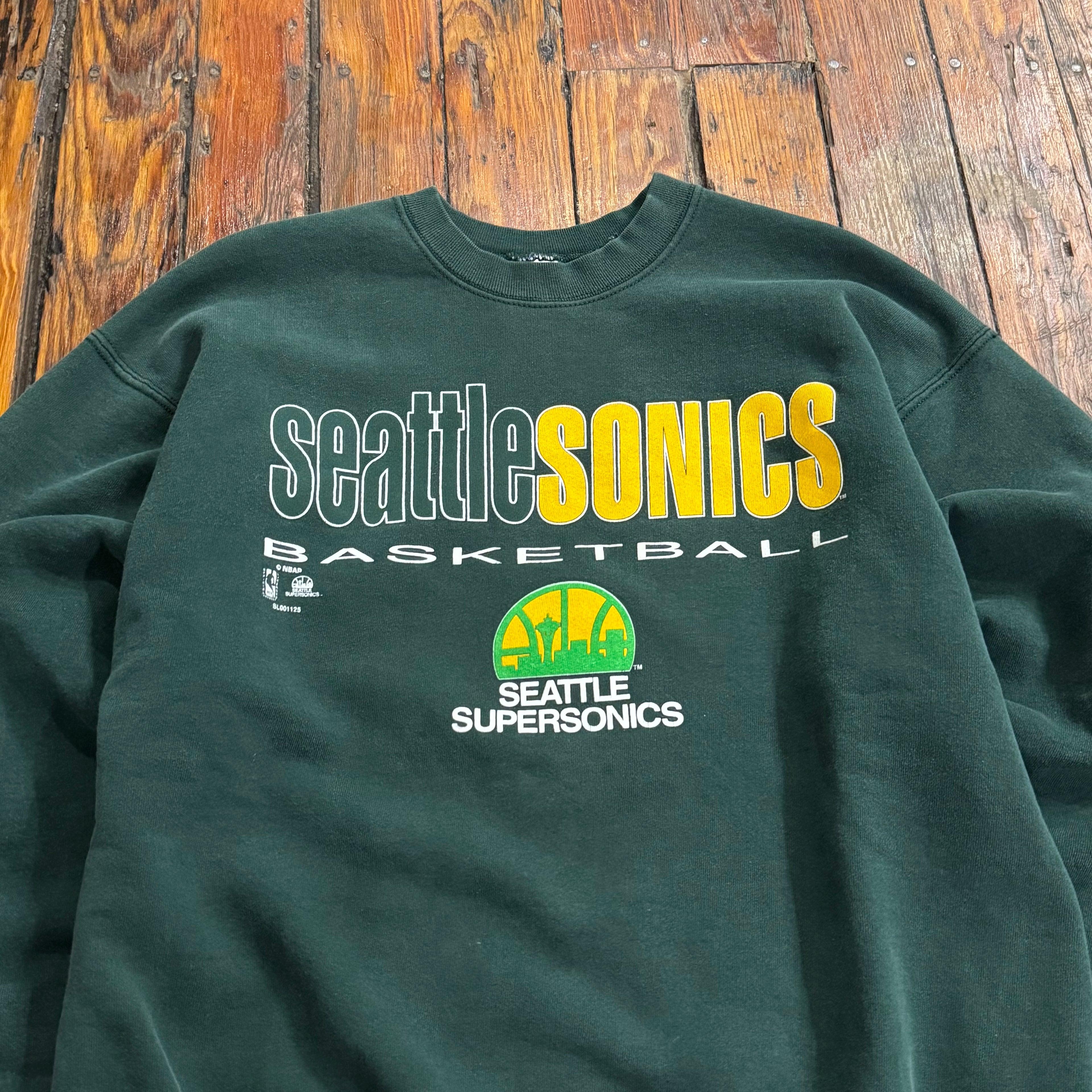 Vintage Salem Seattle SuperSonics Crewneck Sz XL