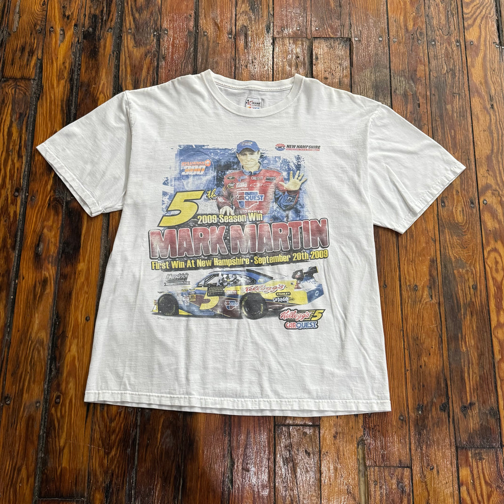 Y2K Mark Martin Nascar T-shirt Sz L