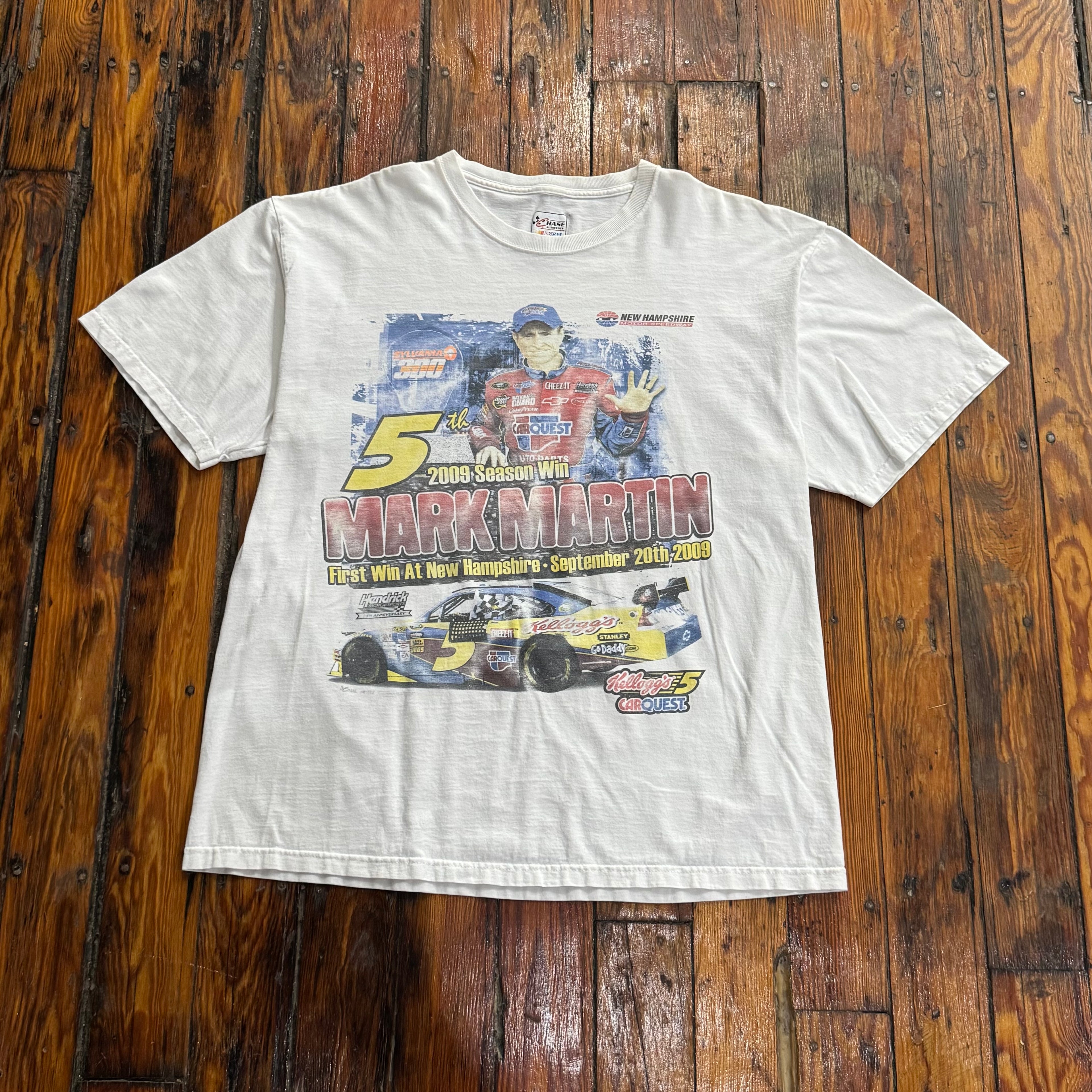 Y2K Mark Martin Nascar T-shirt Sz L