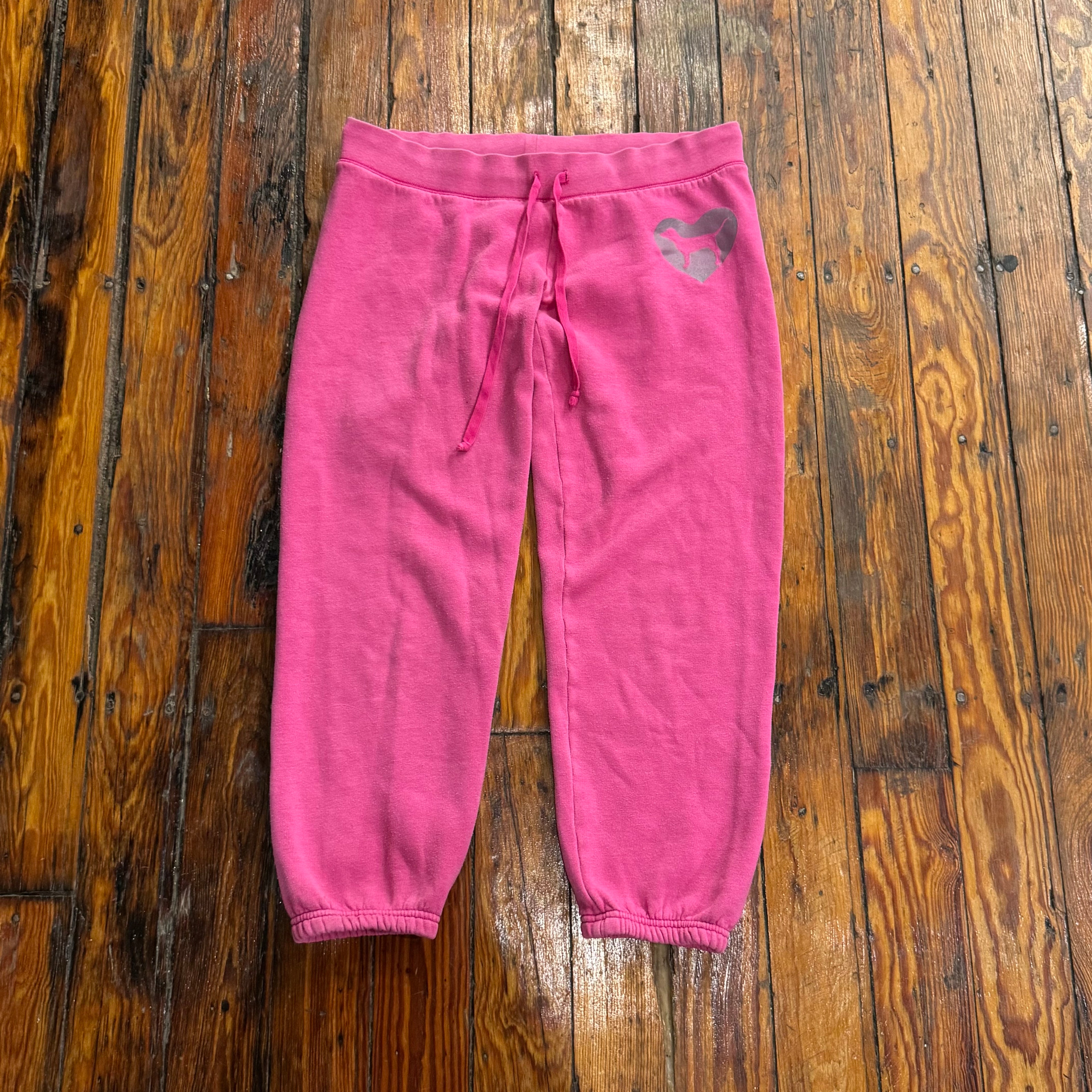 Y2K Love Pink SpellOut Pants Sz S