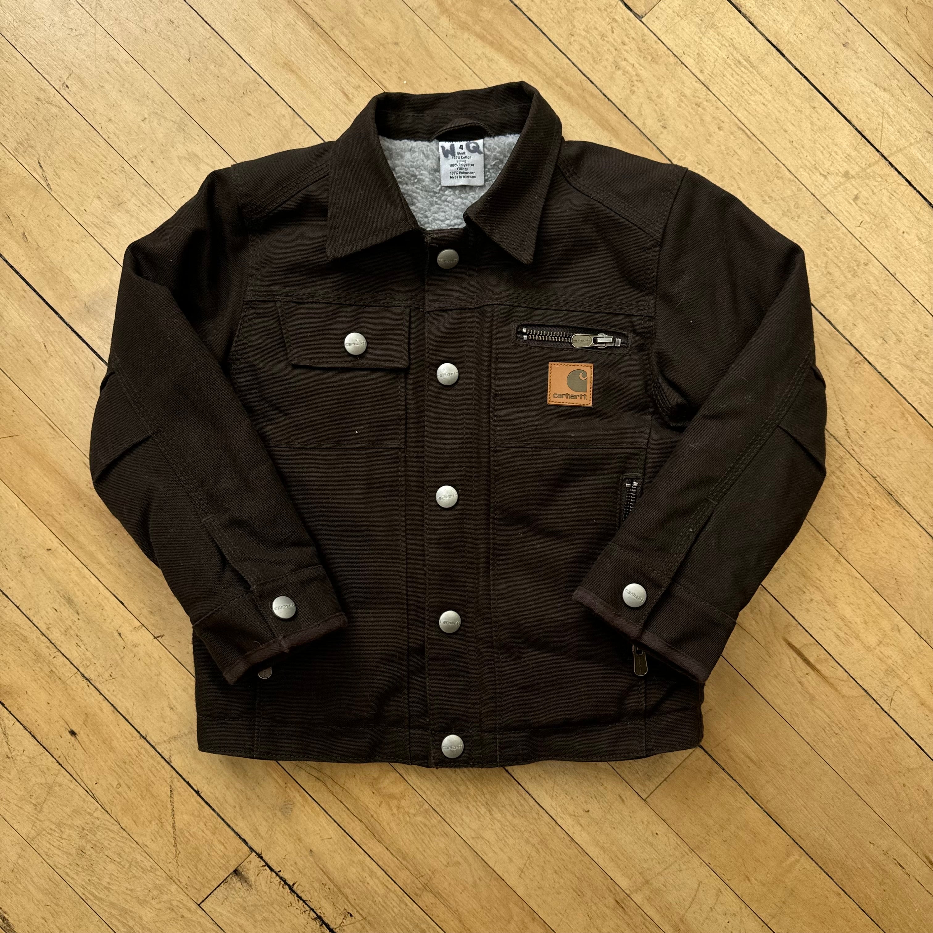 Carhartt Brown Shell Jacket Sz 4