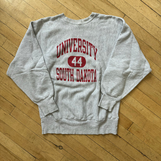 Vintage Champion Reverse Weave South Dakota Crewneck Sz L