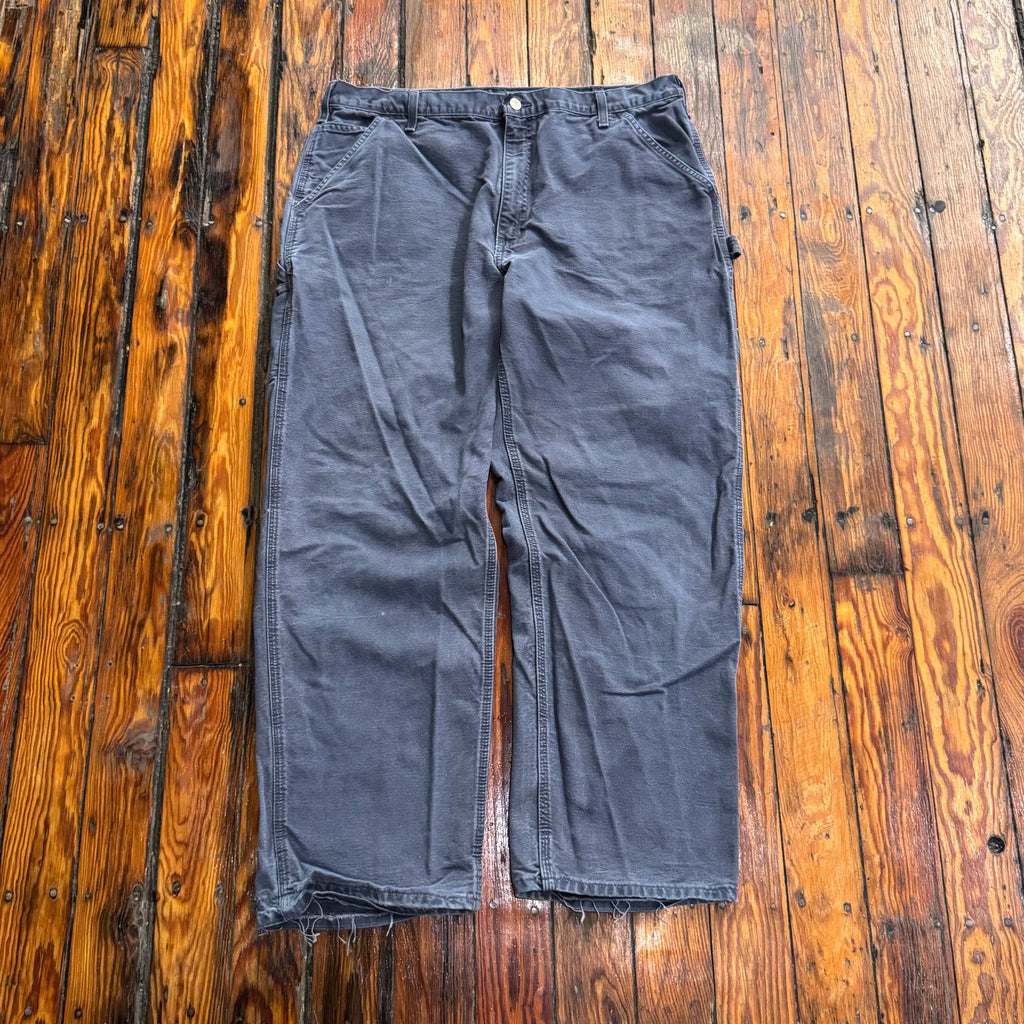Vintage Carhartt Faded Blue Denim Jeans Sz 40x32