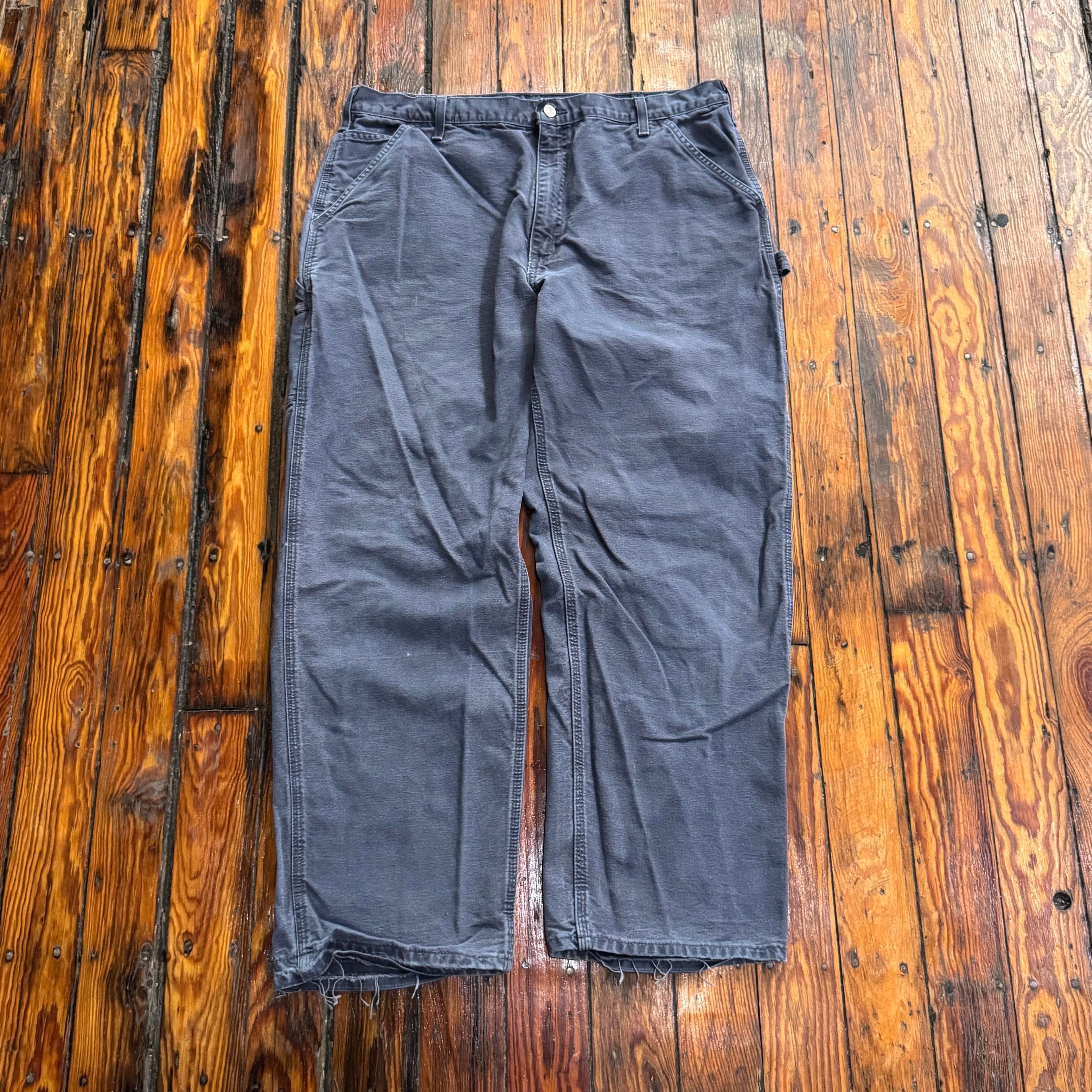 Vintage Carhartt Faded Blue Denim Jeans Sz 40x32