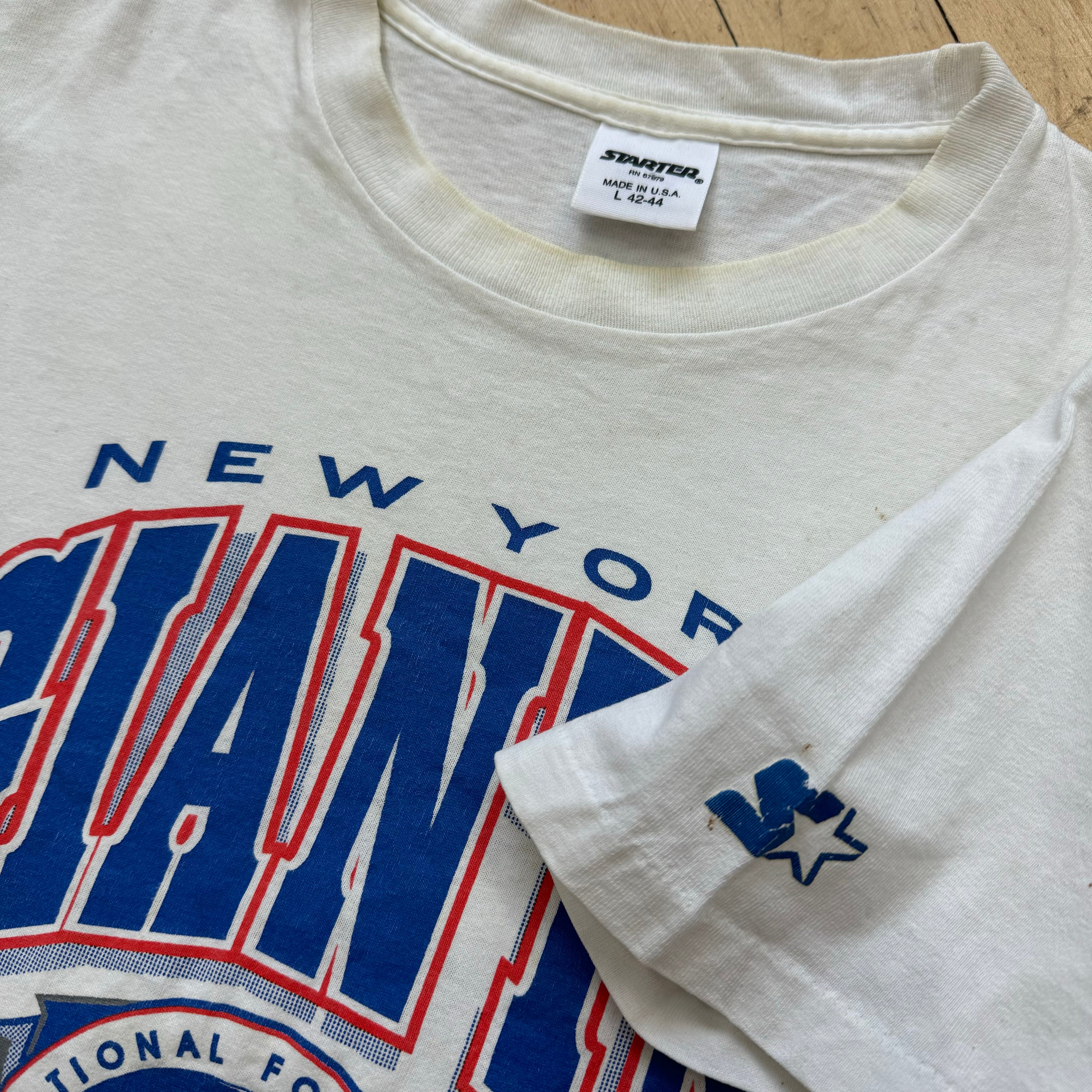 Vintage Starter New York Giants Champs T-shirt Sz M