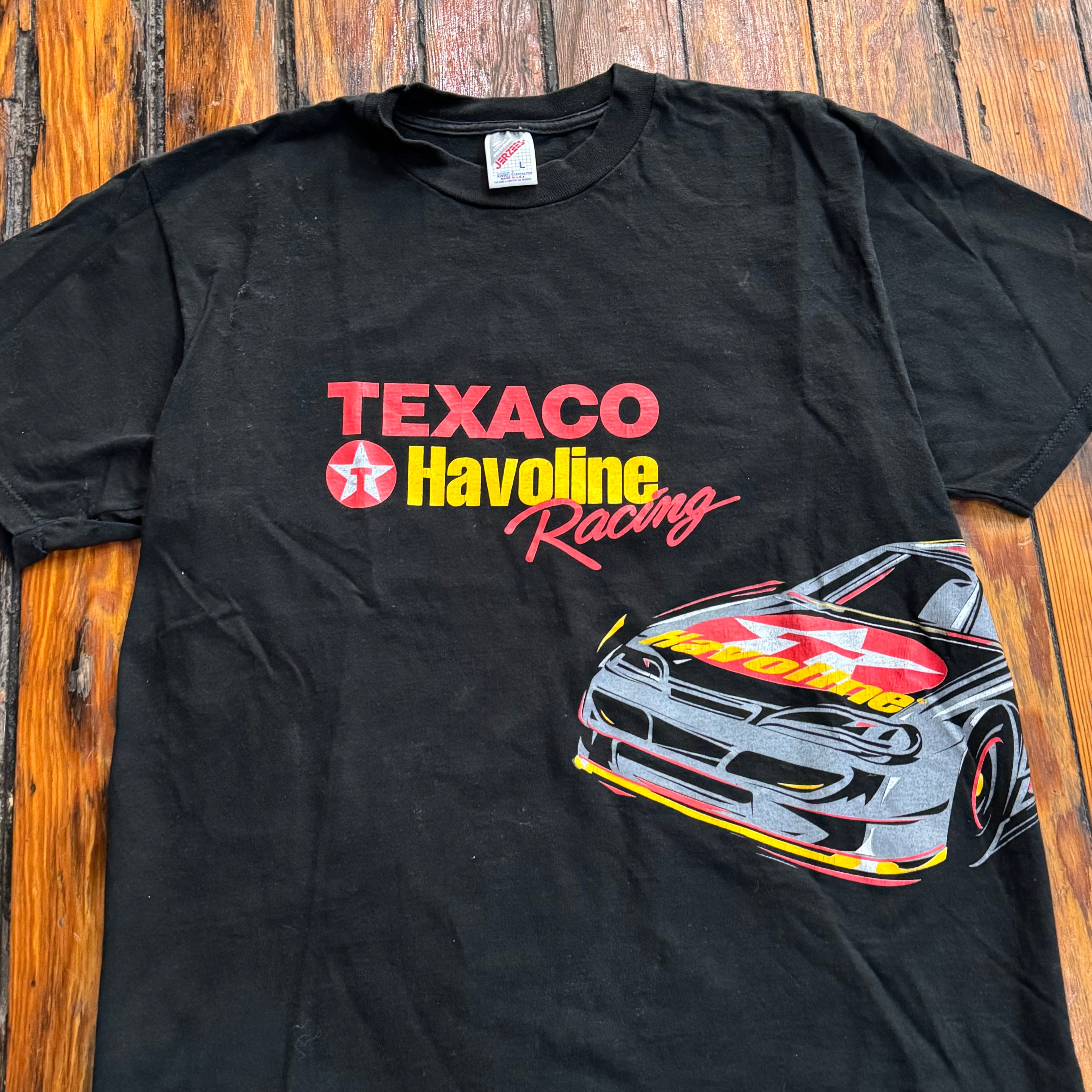 Vintage Texaco Havoline Racing T-shirt Sz L