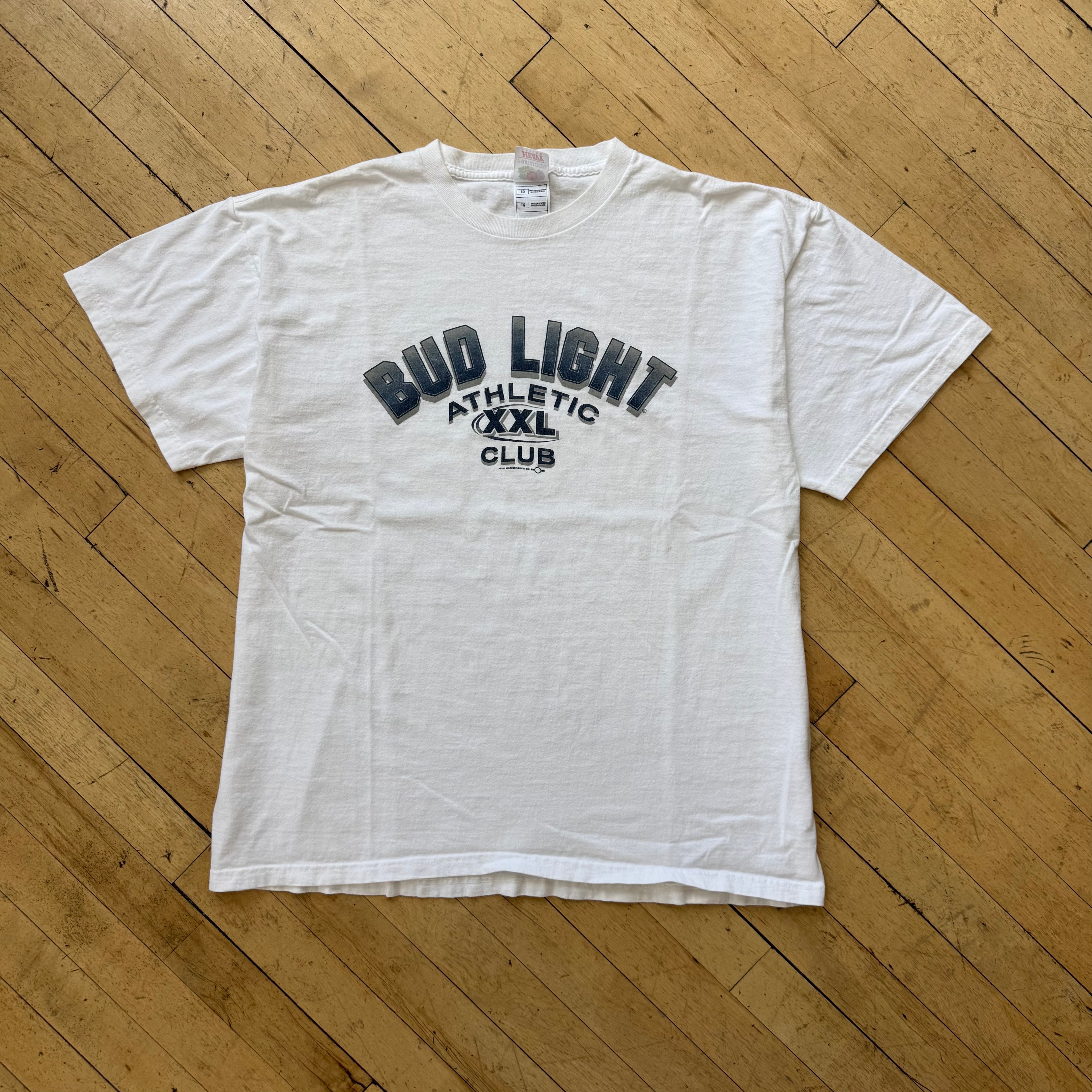 Vintage Bud Light Athletic T-shirt Sz XL