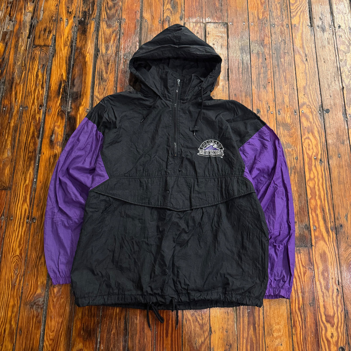 Vintage Colorado Rockies Light Jacket Sz XL