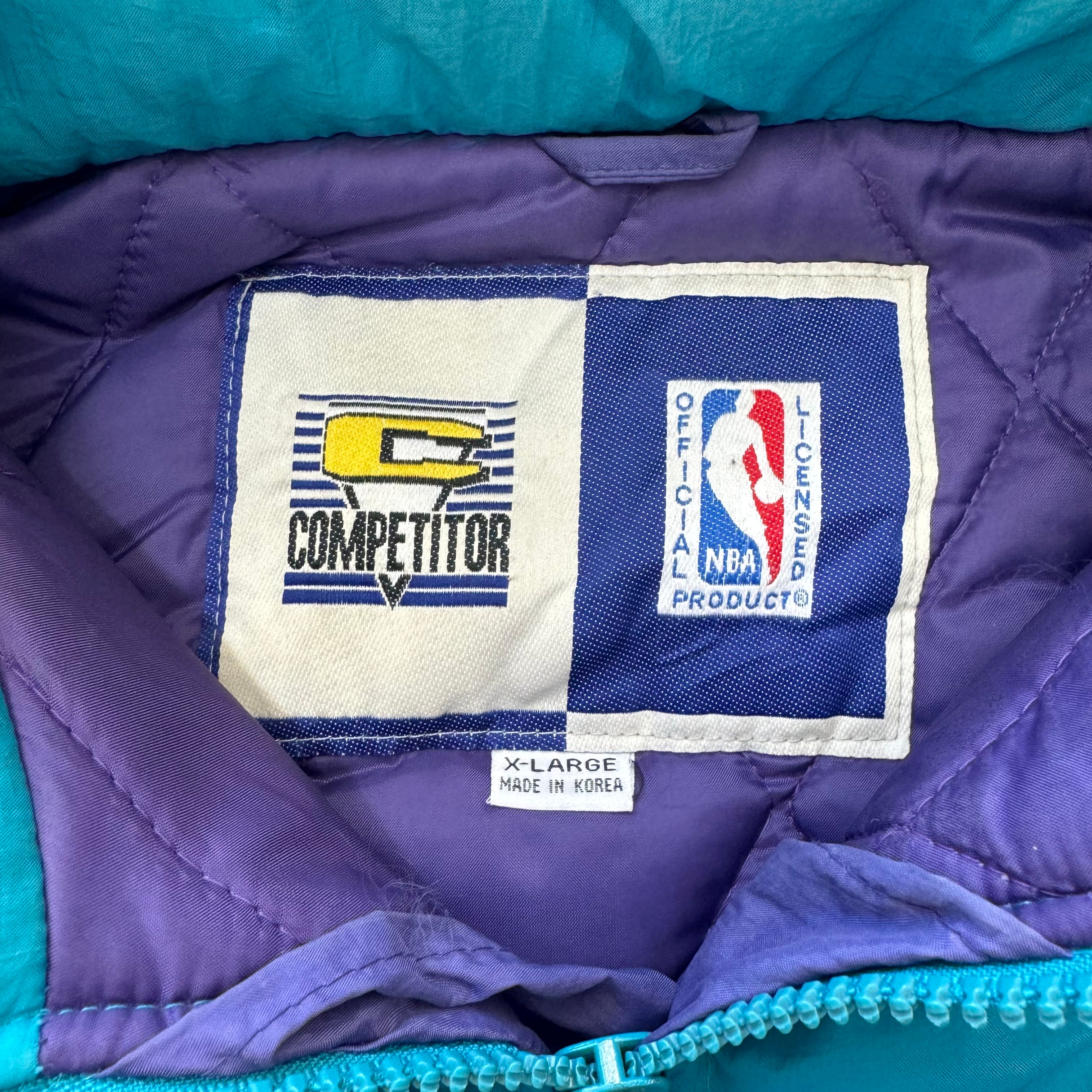 Vintage Charlotte Hornets Competitor Puffer Jacket Sz XL