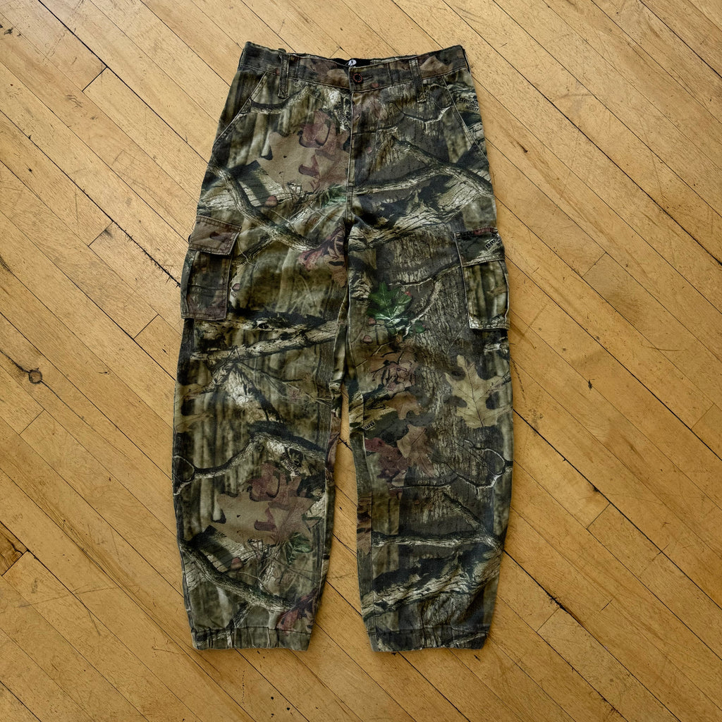Vintage Mossy Oak Camo Cargo Pants Sz YTH XL (14-16)