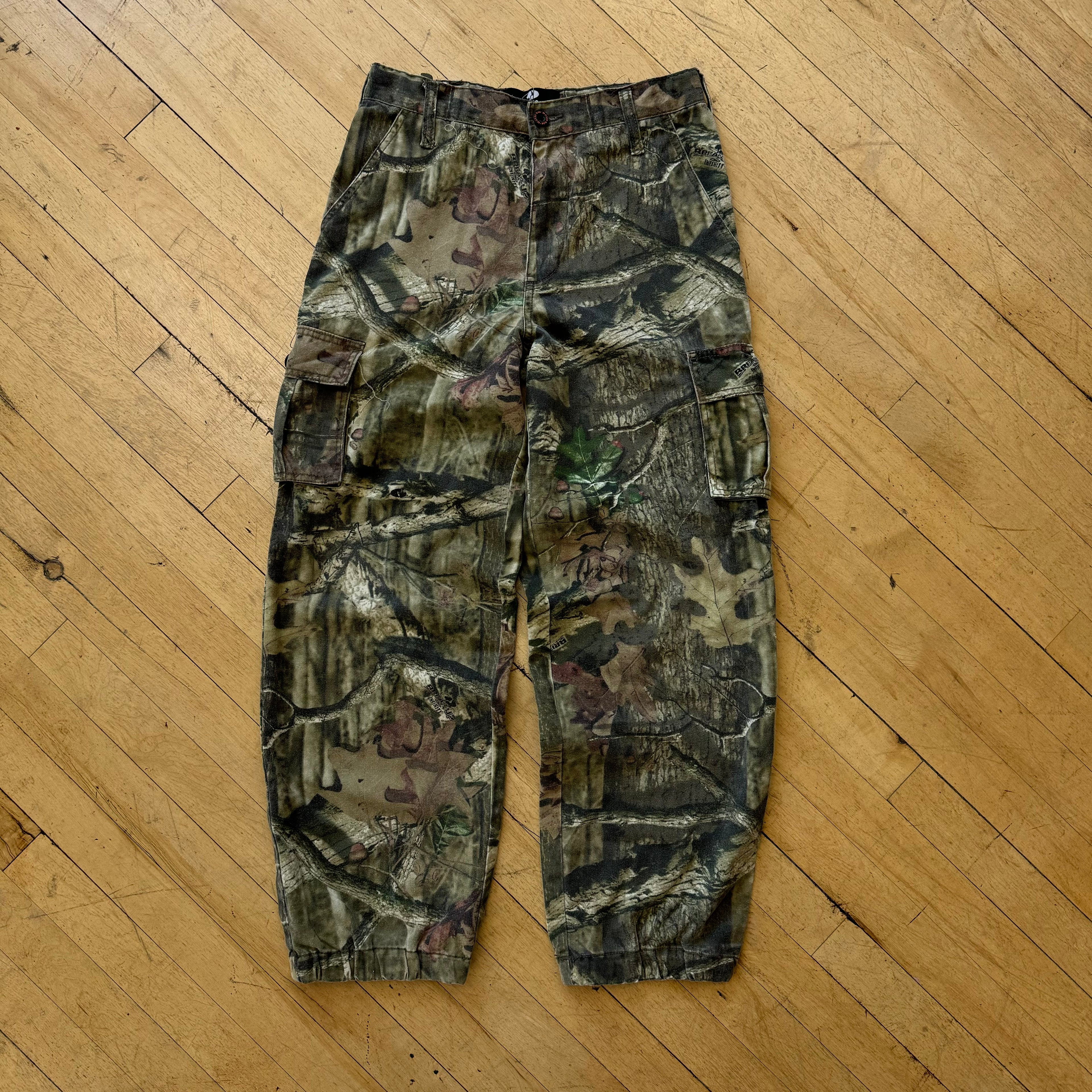 Vintage Mossy Oak Camo Cargo Pants Sz YTH XL (14-16)
