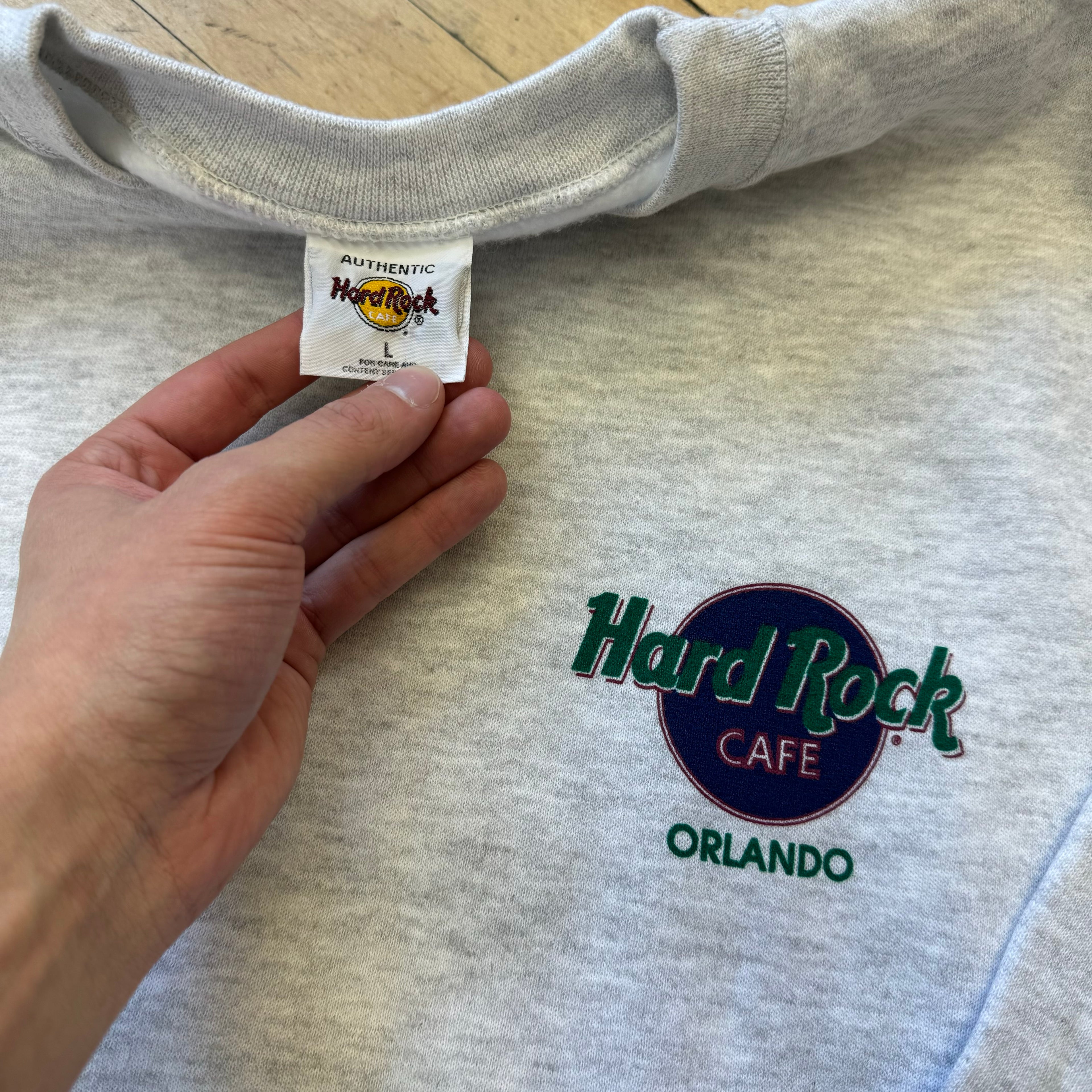 Vintage Hard Rock Cafe Orlando CrewNeck Sz L
