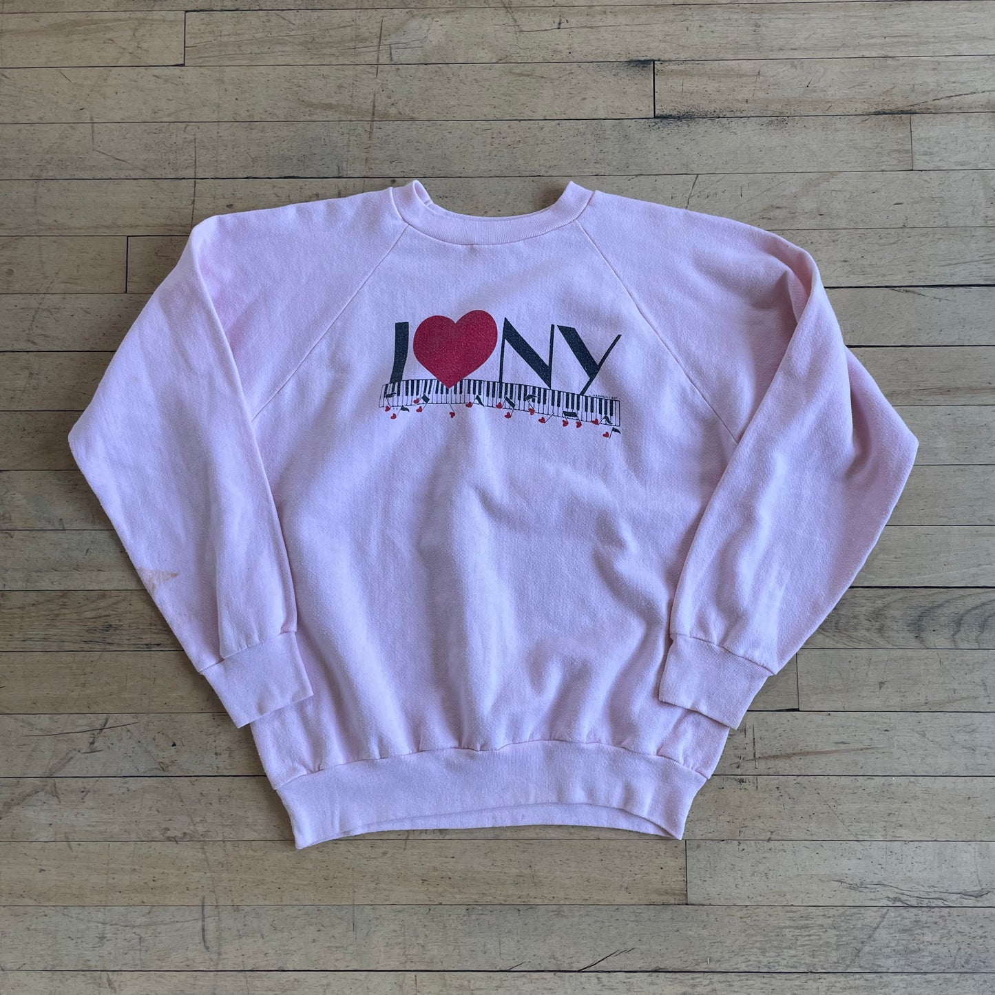 Women’s 90s I love NY CrewNeck (Xs)