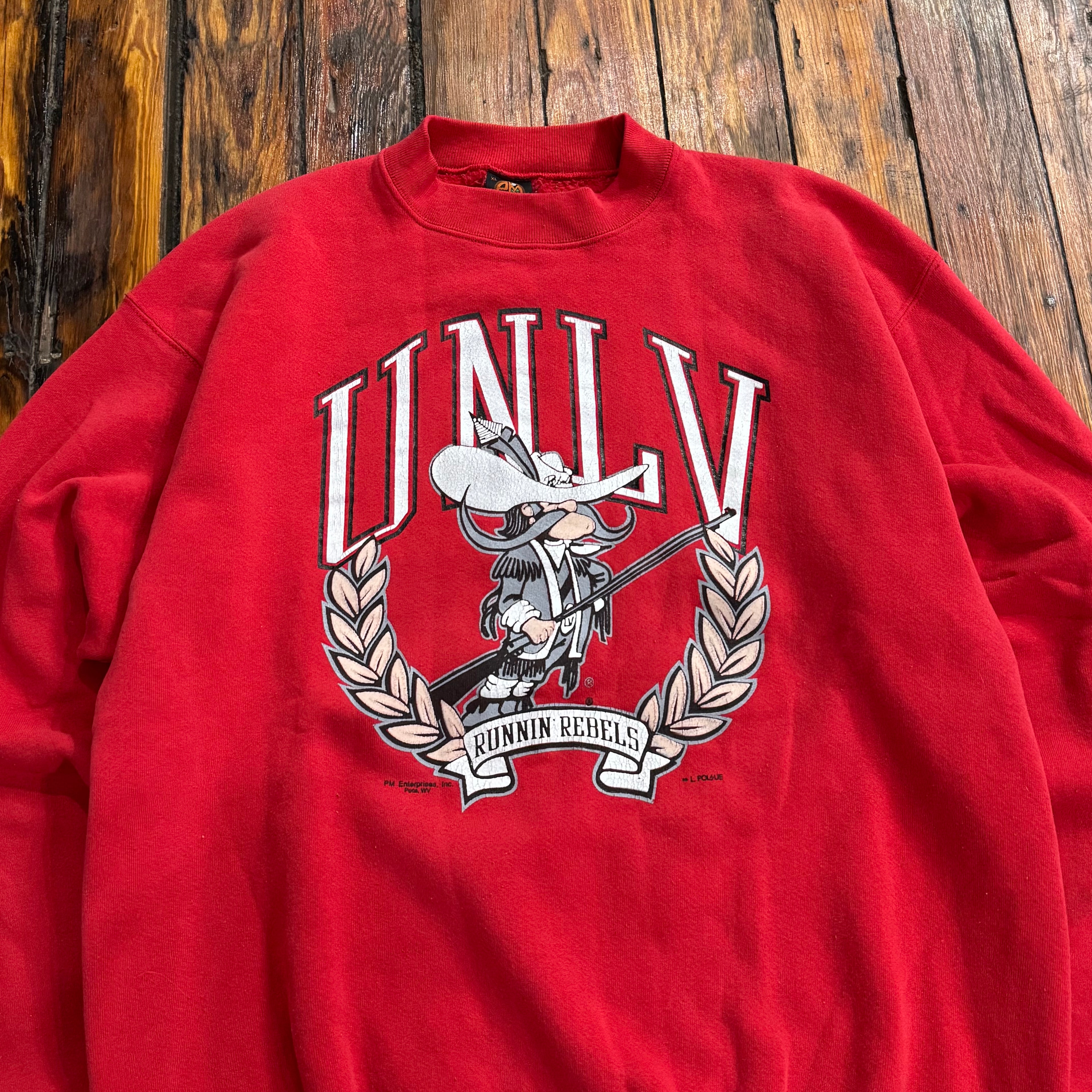 Vintage University of UNLV CrewNeck Sz L