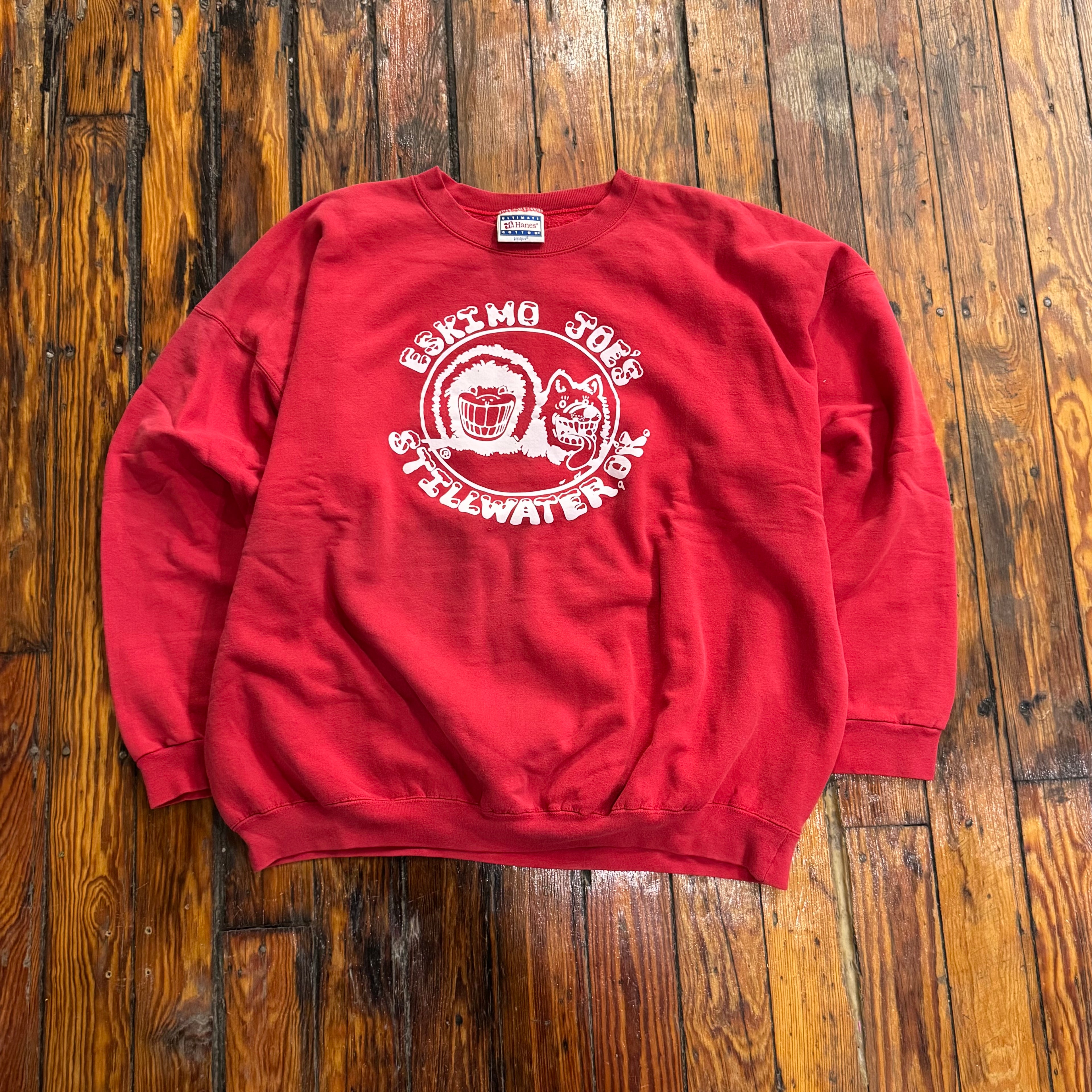 Vintage Eskimo Joes Stillwater OK CrewNeck Sz XL