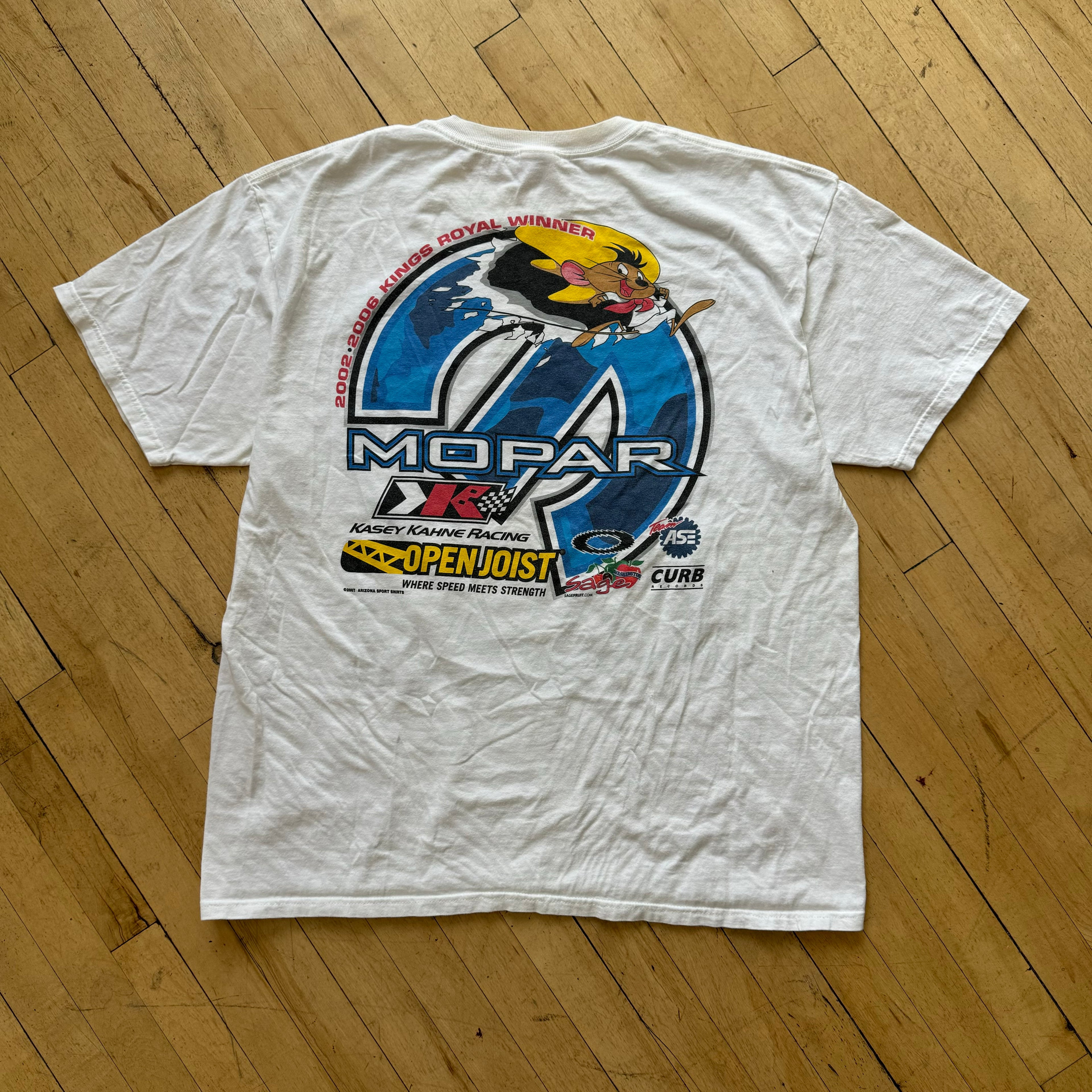 2000s Joey Salorna Sprint Car T-shirt Sz XXL