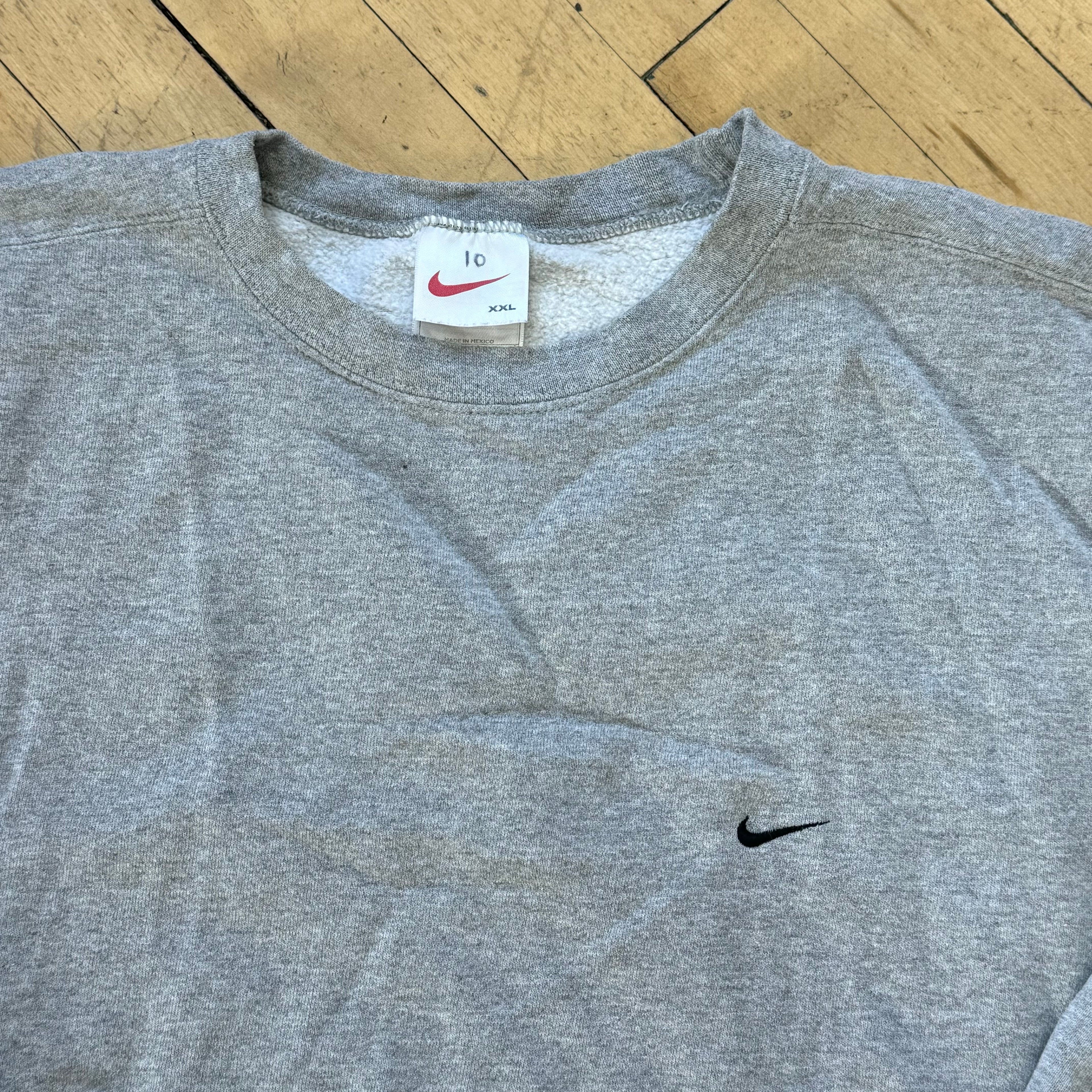 Vintage Simple Swoosh Nike CrewNeck Sz XXL
