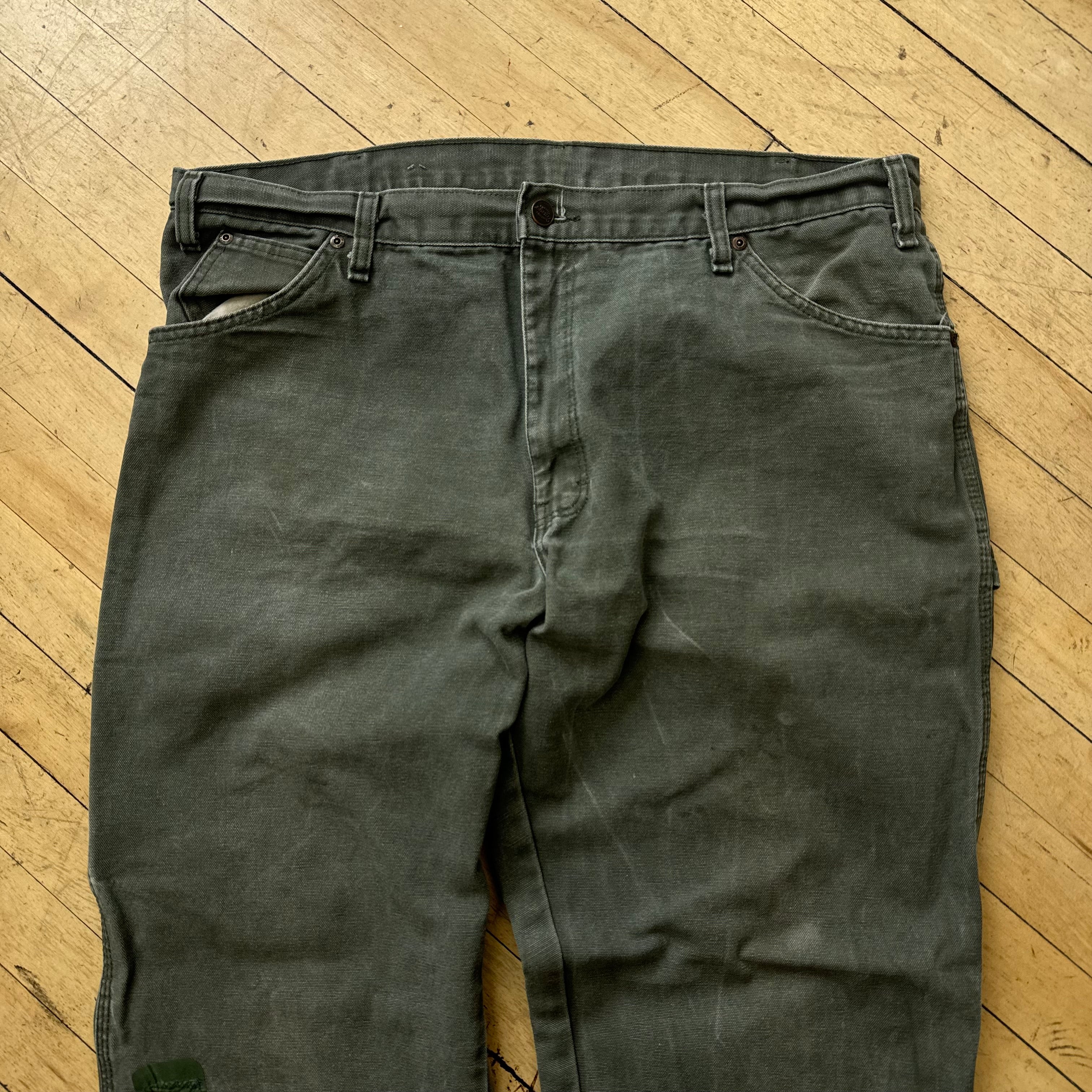 Vintage Olive Dickies Denim Jeans Sz 38x32