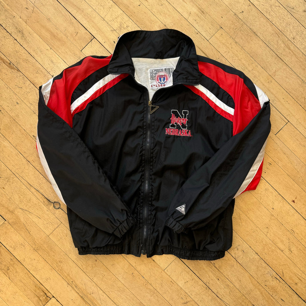 Vintage Nebraska SpellOut Jacket Sz M
