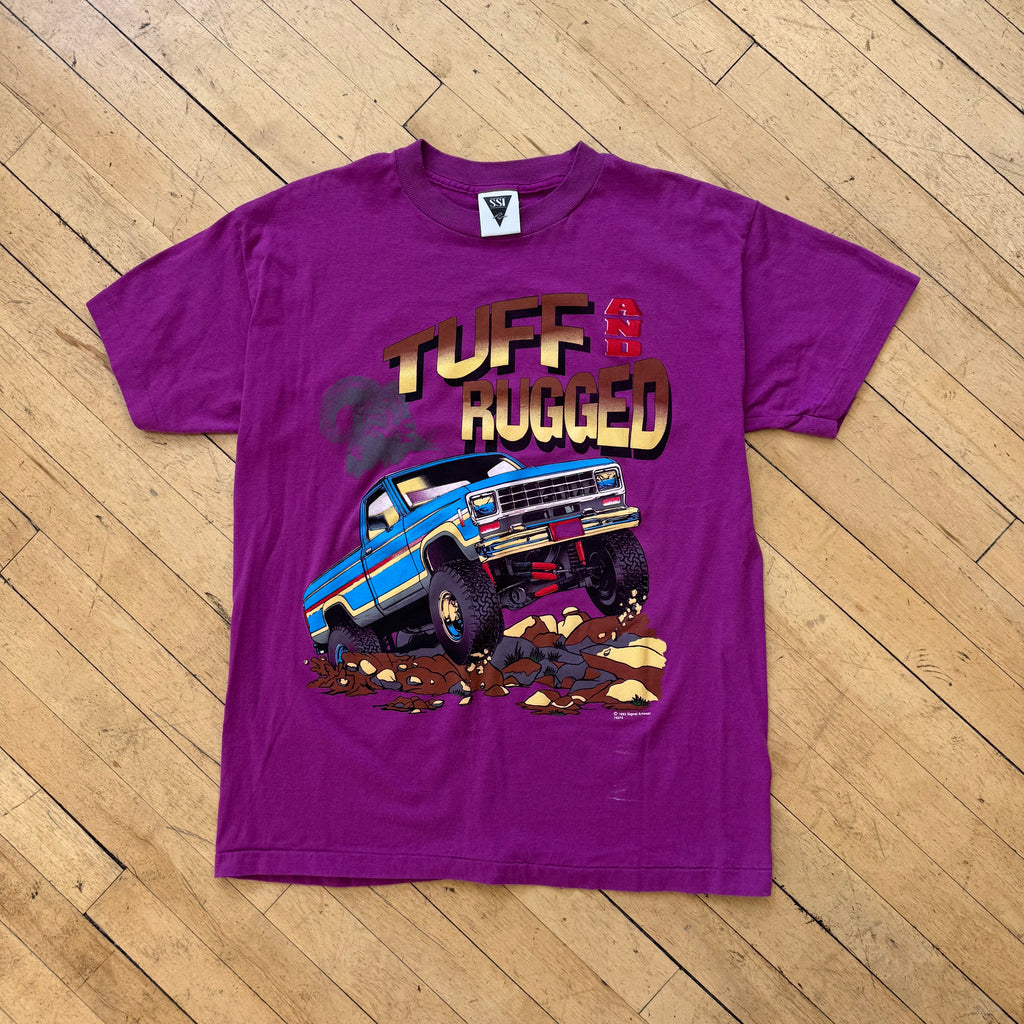 Vintage Tuff & Rugged Truck T-shirt Sz L