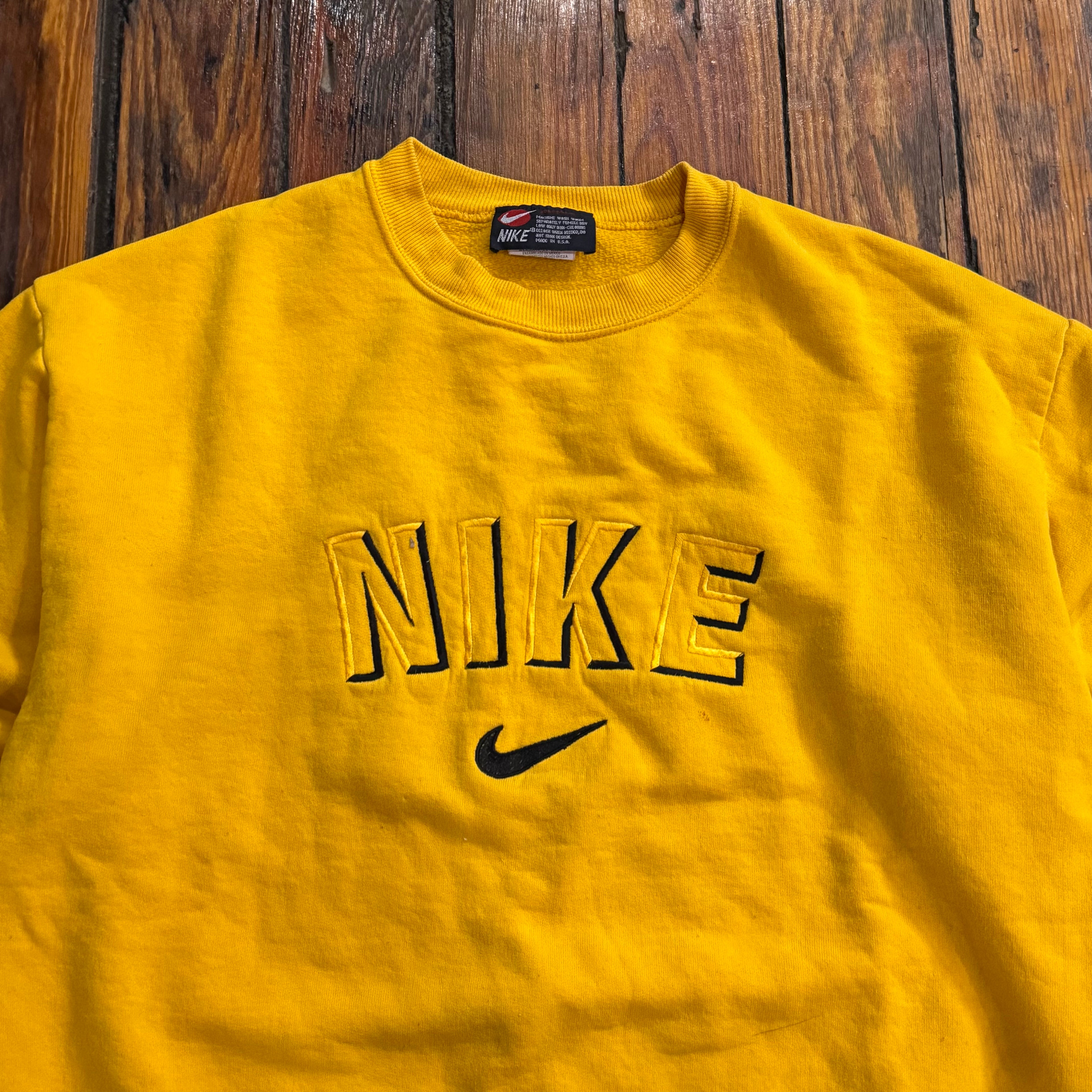 Vintage Nike SpellOut Block Letter Crewneck Sz M