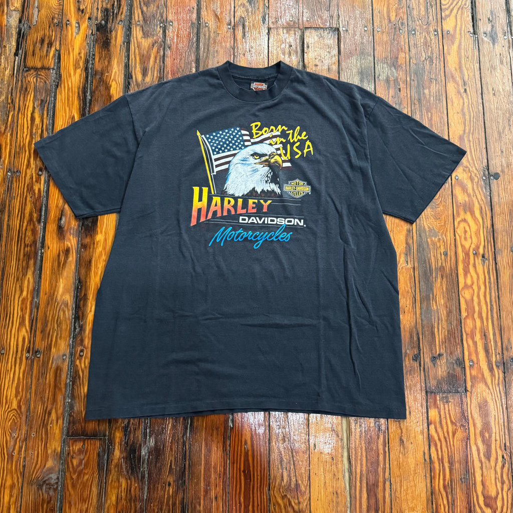 Vintage Harley Davidson Born in the USA T-shirt Sz XXL