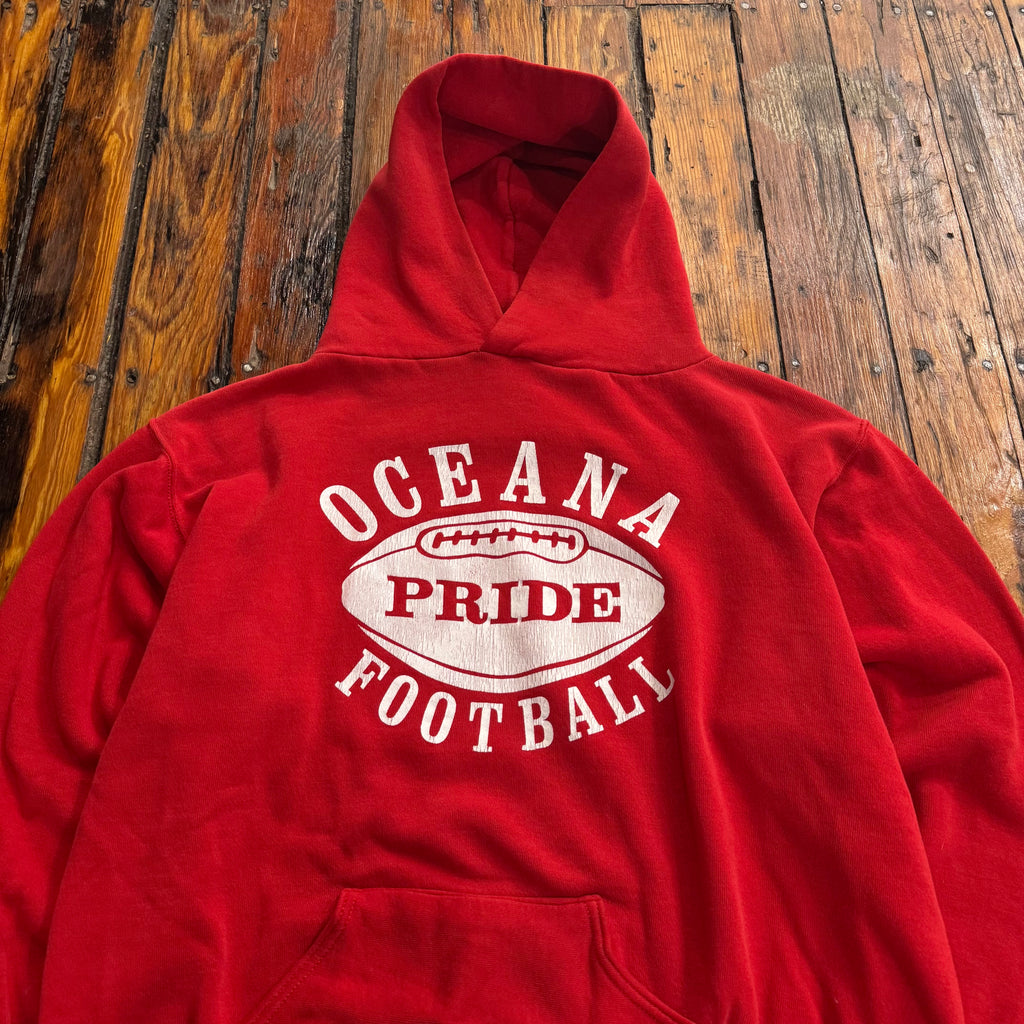Vintage Russell Oceana Football Hoodie Sz M